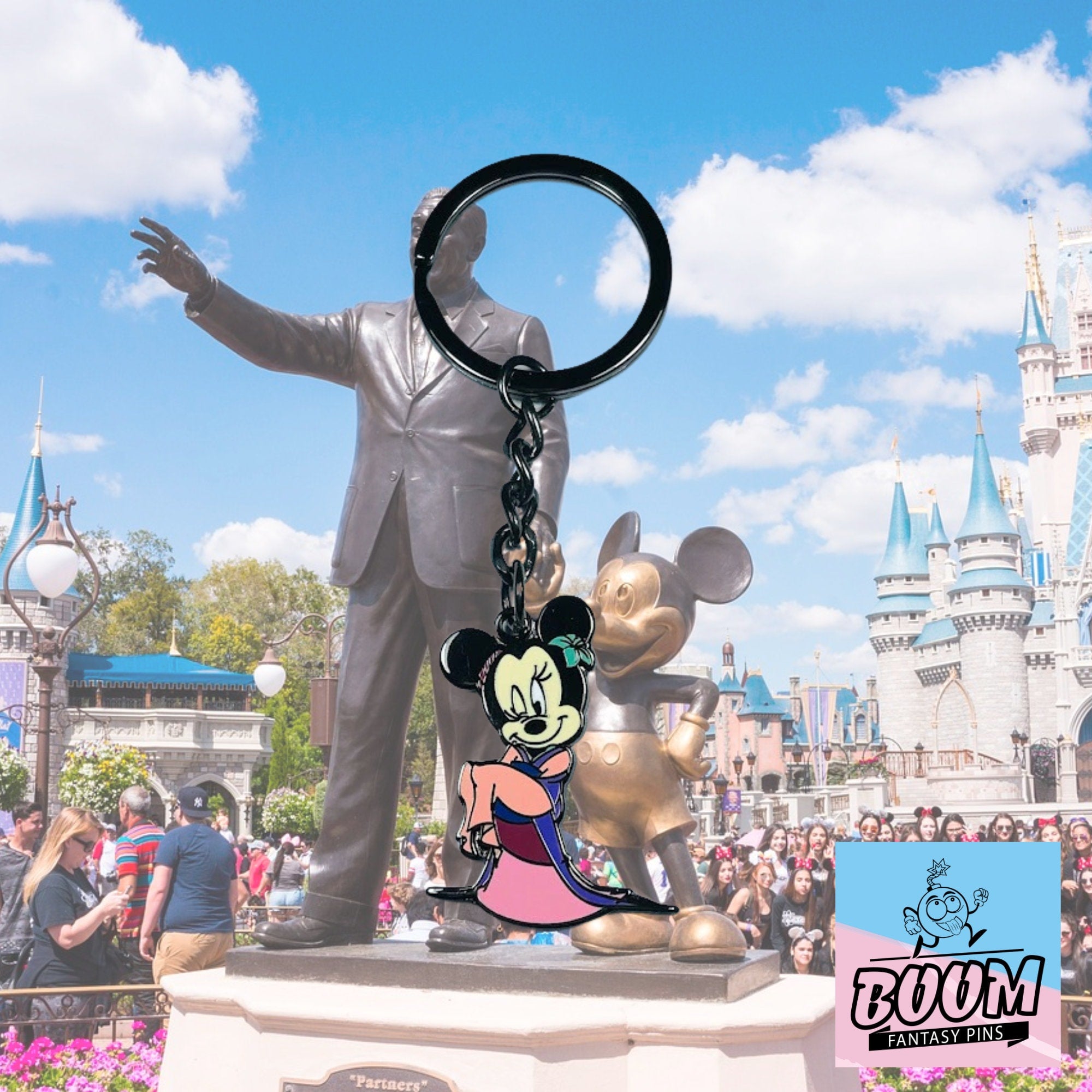 Llavero – Minnie Mouse como Mulan de Mulan – Disney Fantasy