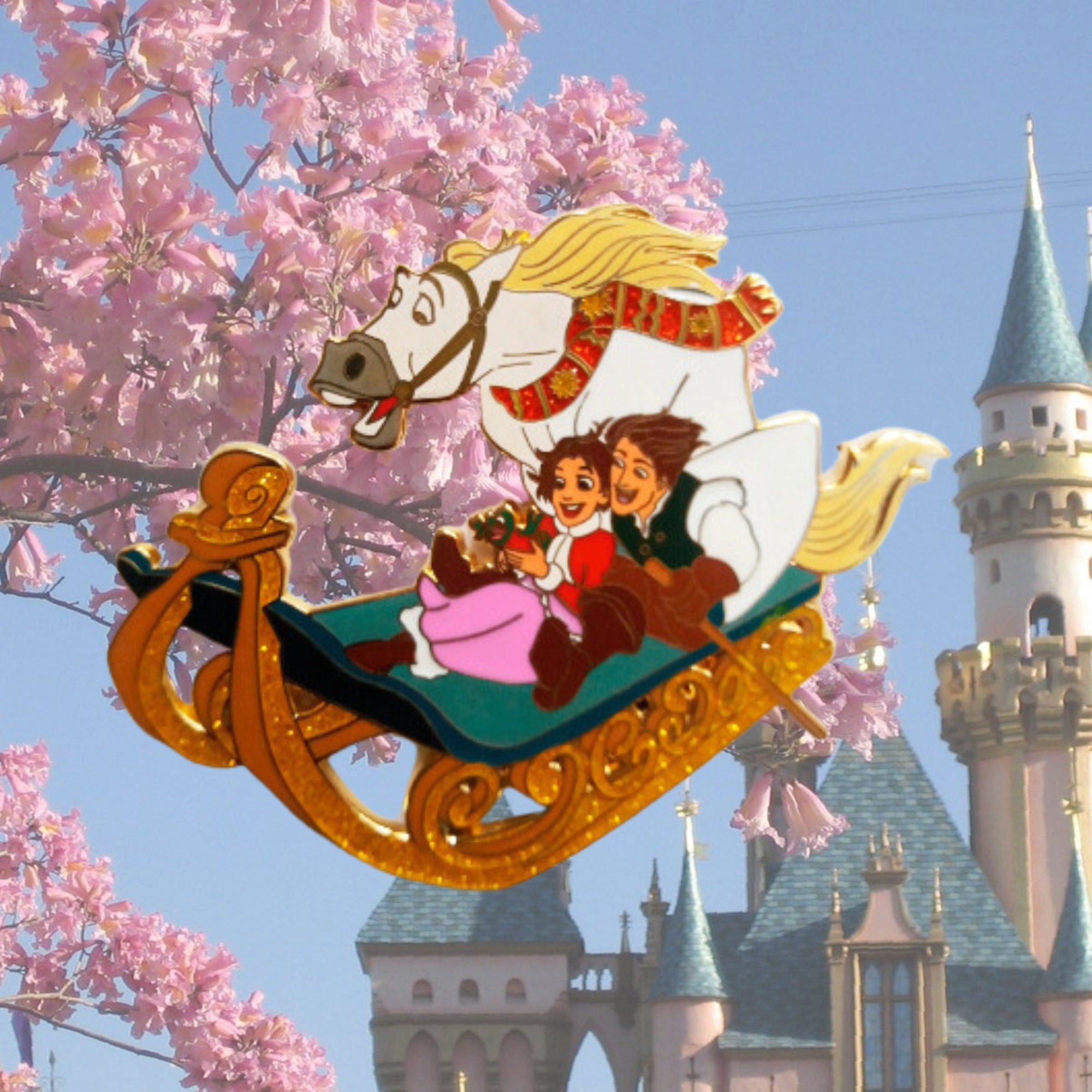 Pin's – Raiponce et Flynn Rider du film Raiponce – Disney Fantasy