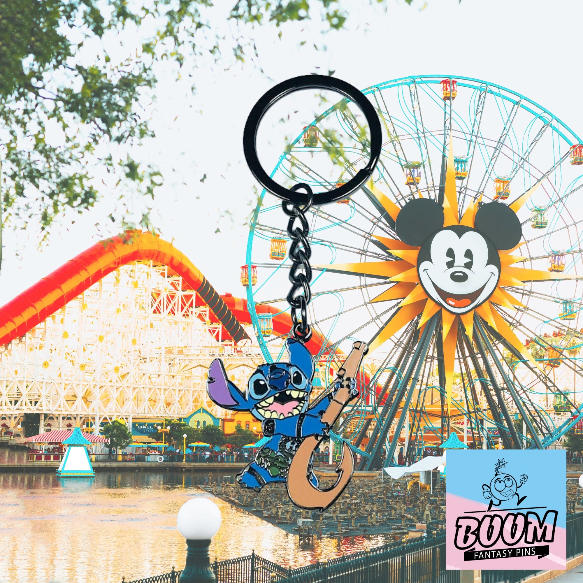 Llavero – Stitch como Maui de Lilo &amp; Stitch – Disney Fantasy