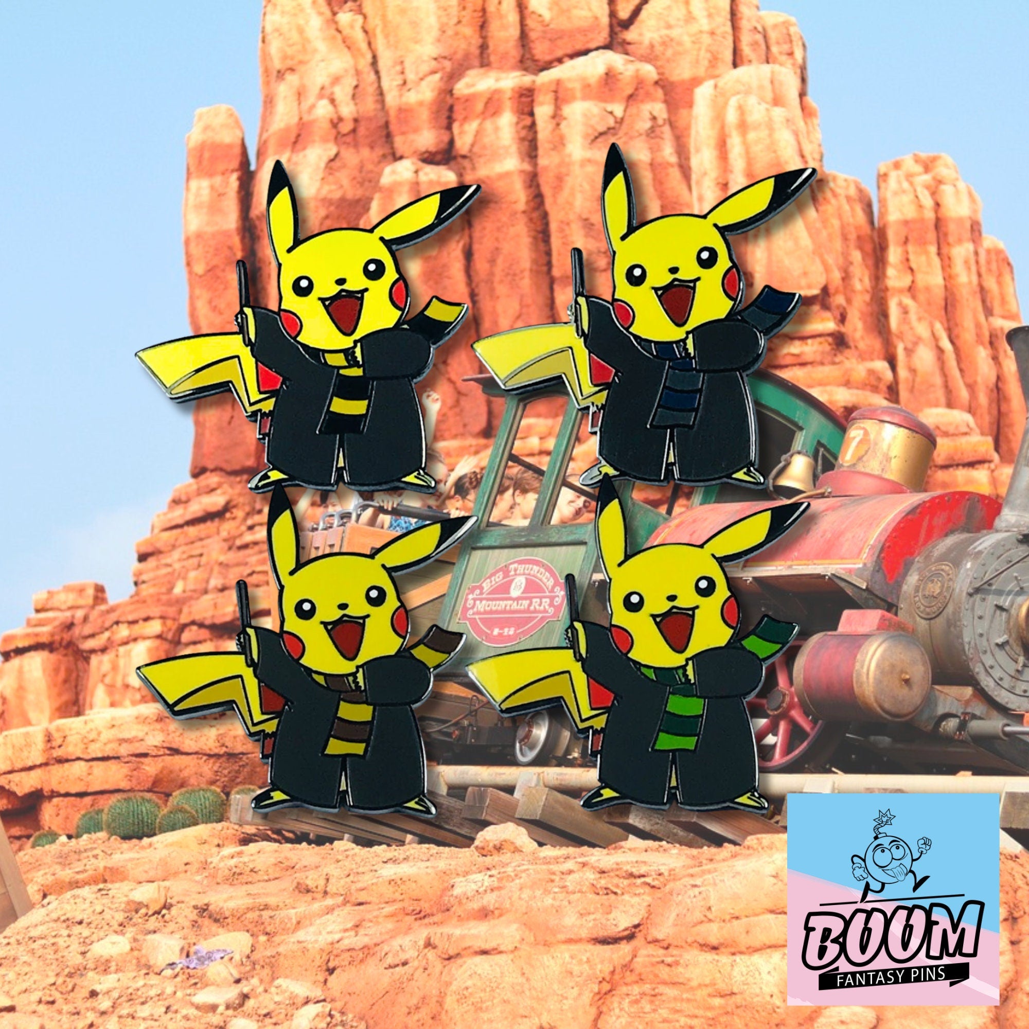 Pin – Pikachu de las casas de Pokémon y Harry Potter – Disney Fantasy