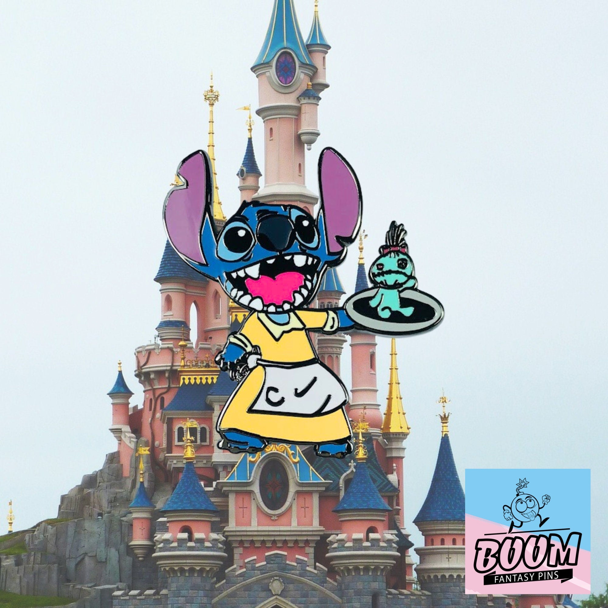 Pin – Experimento 626 Punto con trapos de Lilo y Stitch – Disney Fantasy