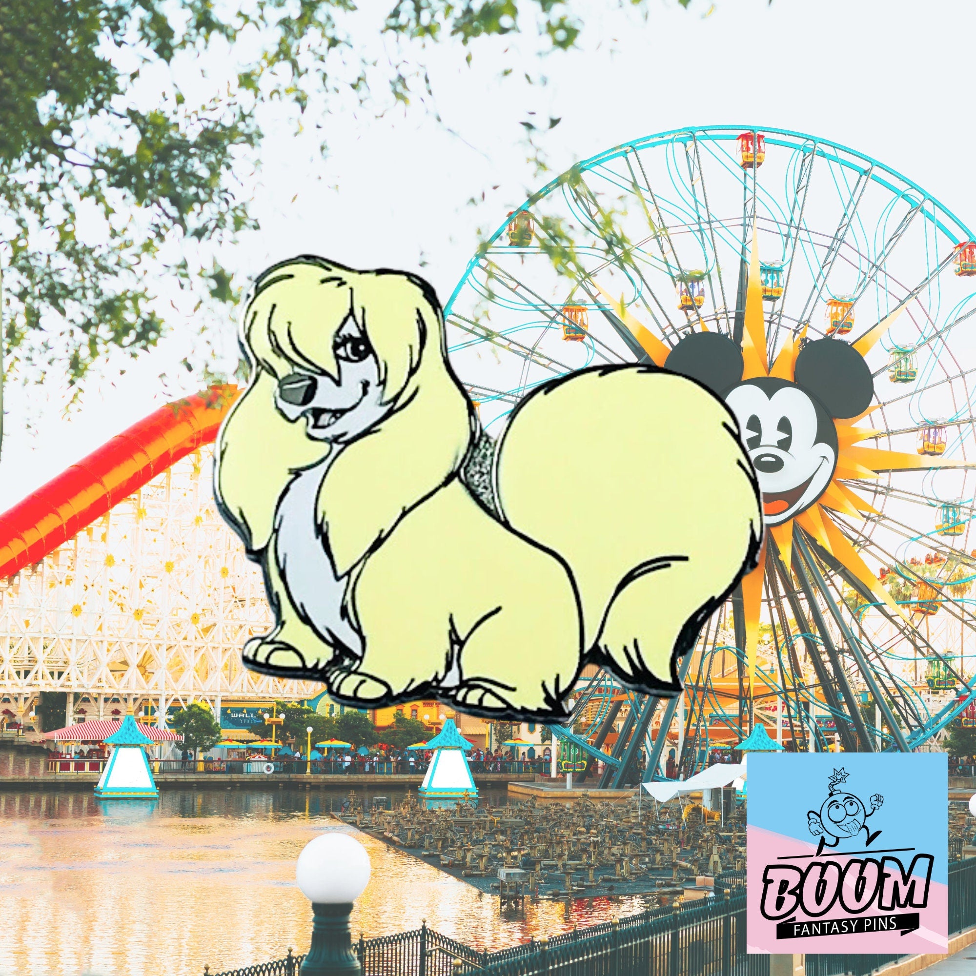 Pin – Peg from Lady and the Tramp – Disney Fantasy