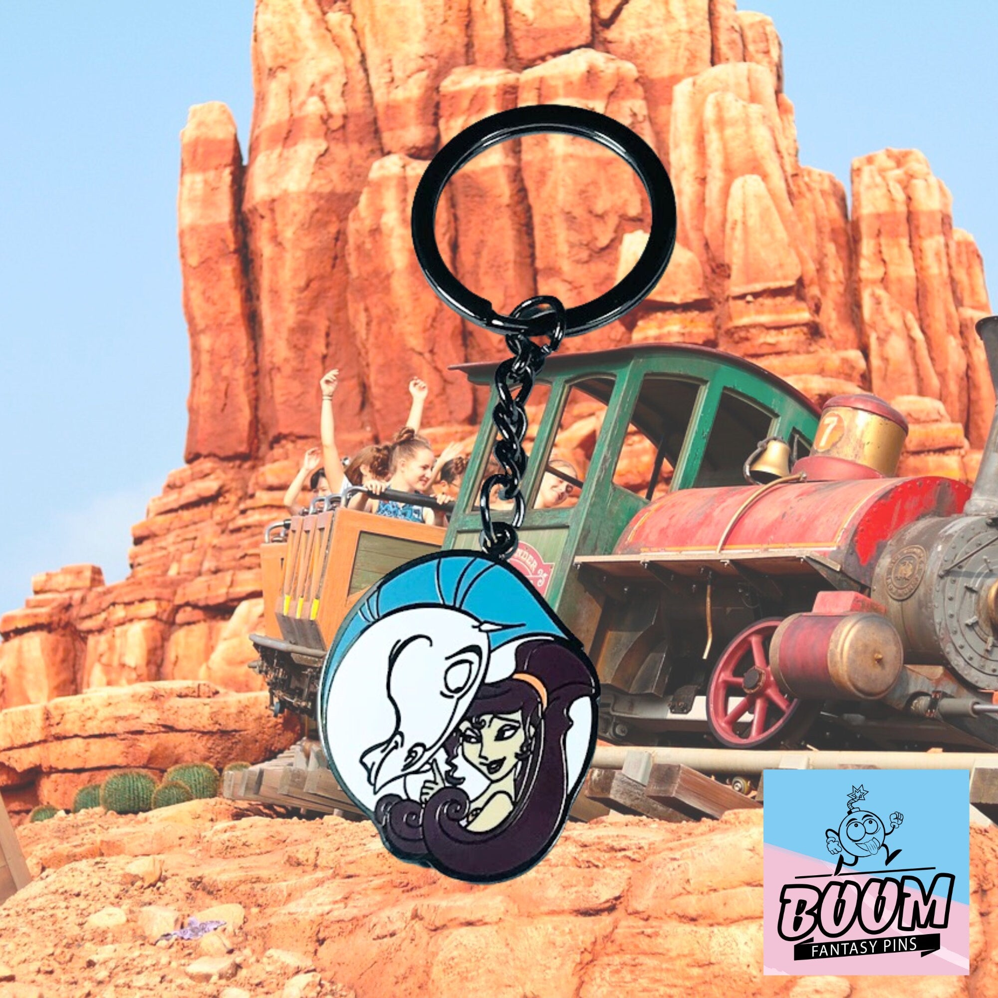 Llavero – Megara y Pegaso de Hércules – Disney Fantasy