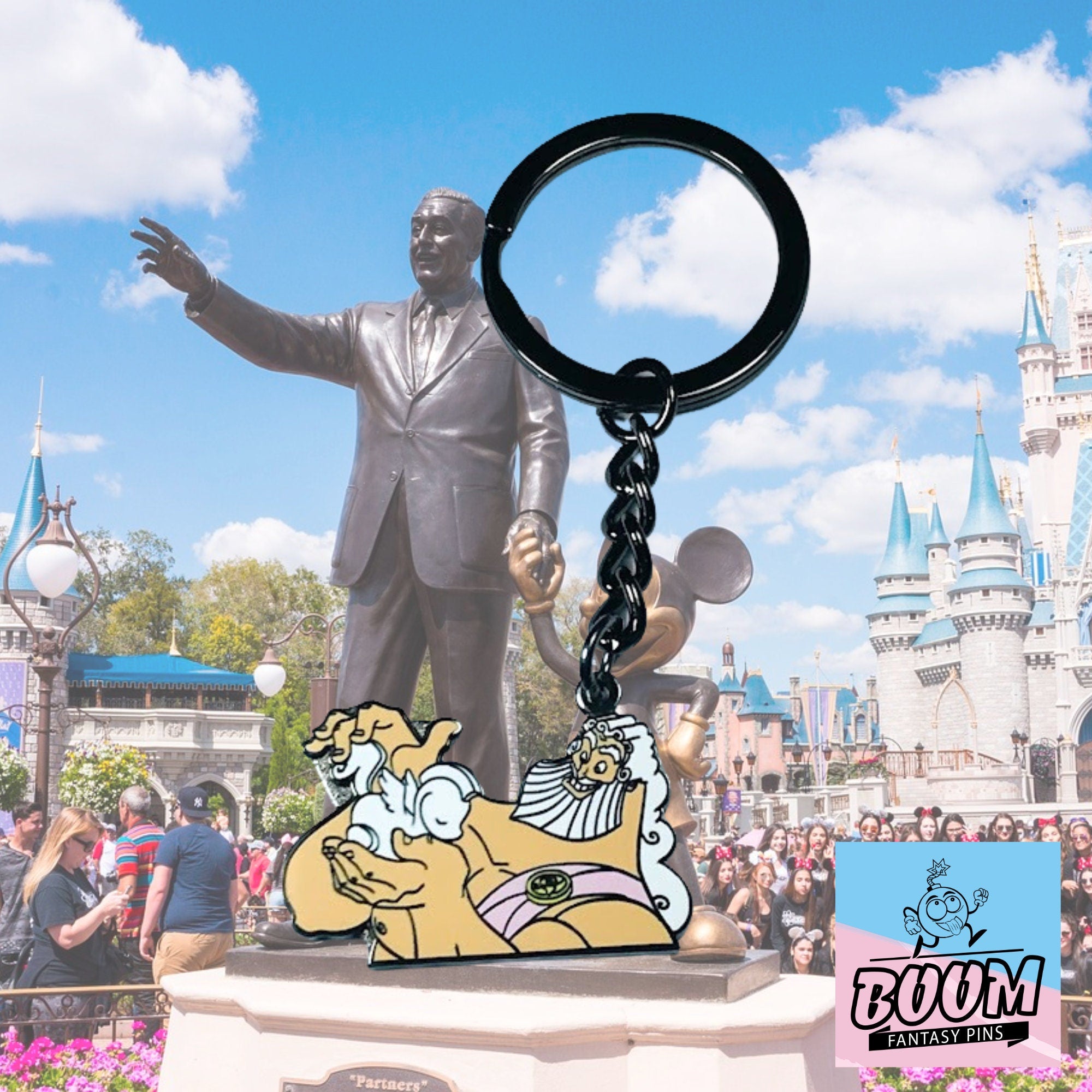 Llavero – Zeus y Pegaso de Hércules – Disney Fantasy