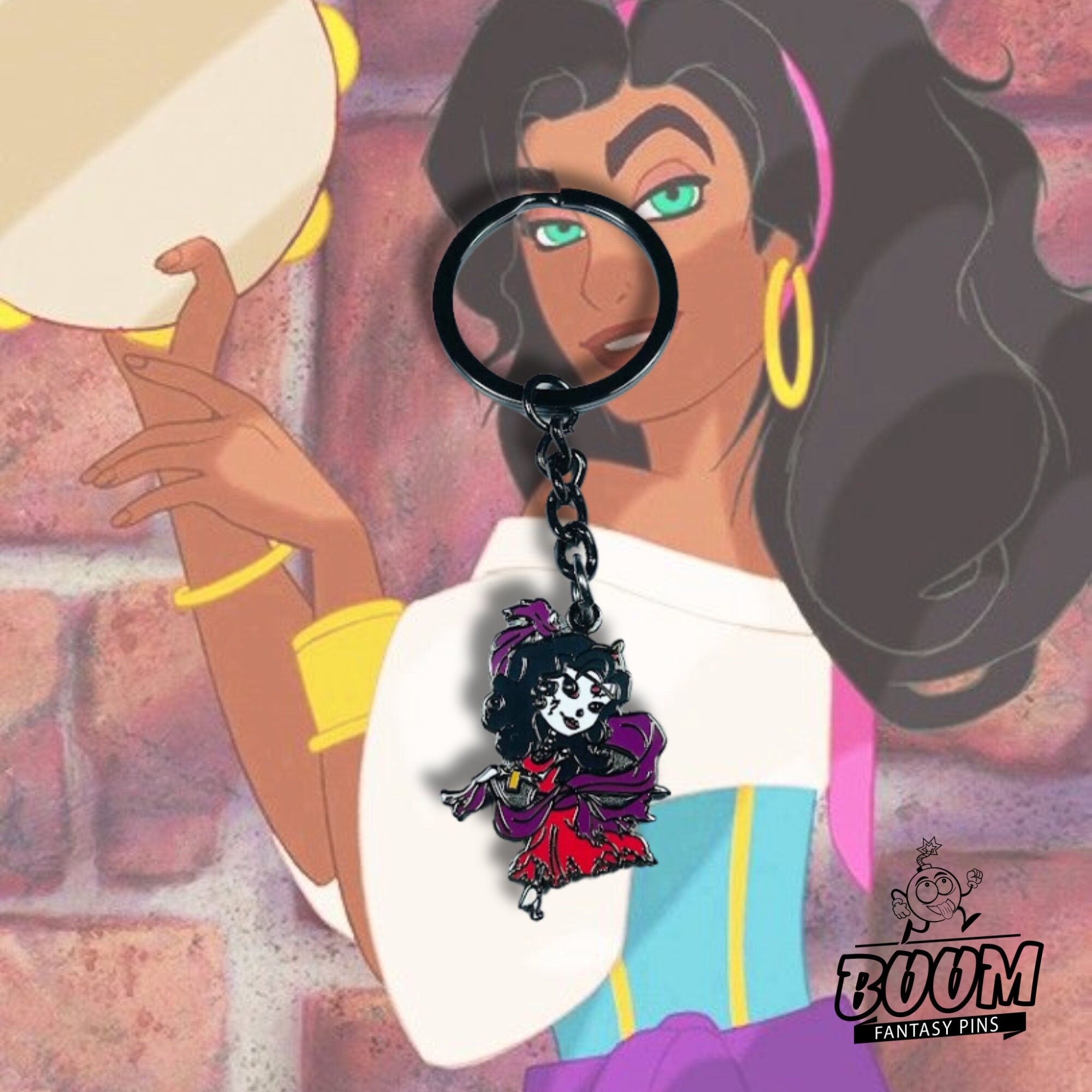 Llavero – Esmeralda de El Jorobado de Notre Dame – Disney Fantasy