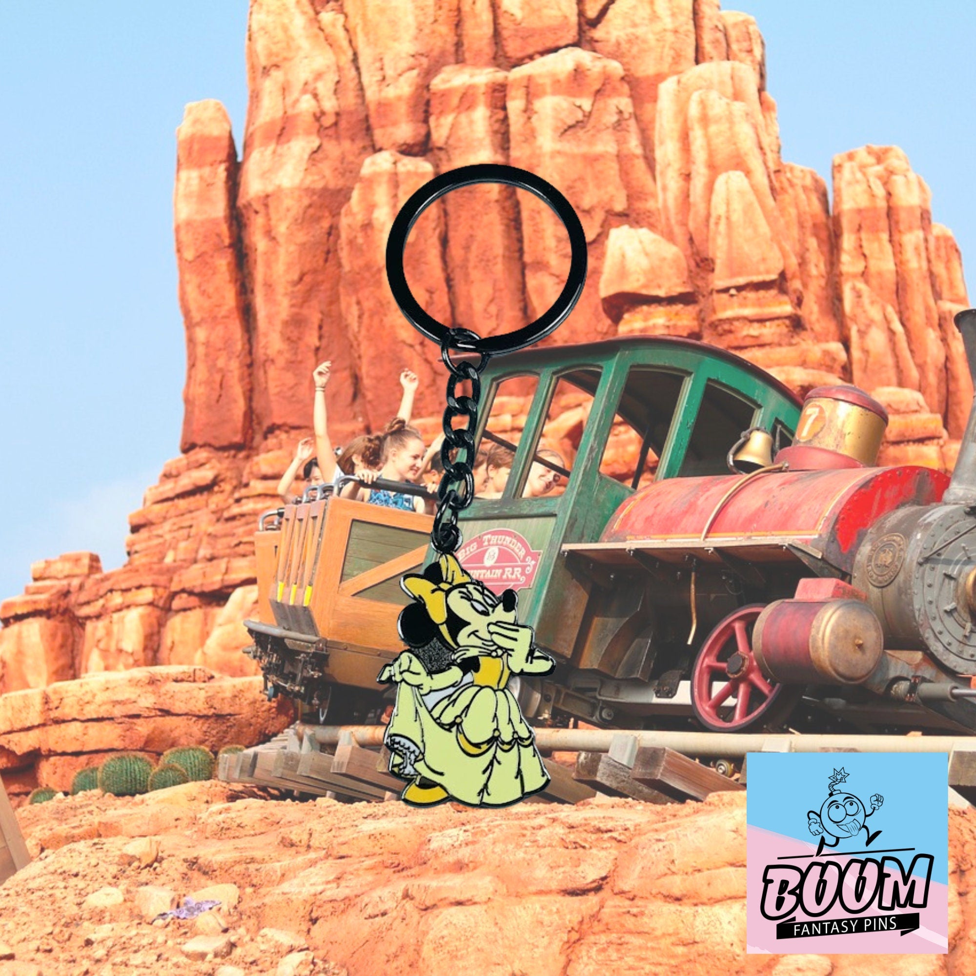 Porte-clés – Minnie Mouse en Belle de La Belle et la Bête – Disney Fantasy