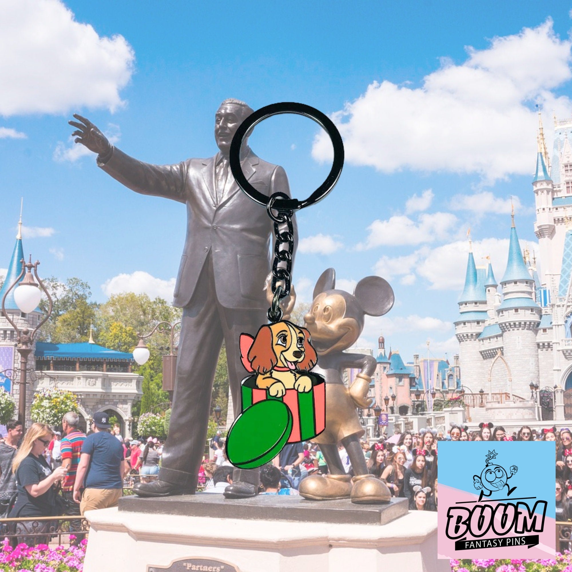 Llavero – Dama de La Dama y el Vagabundo – Disney Fantasy