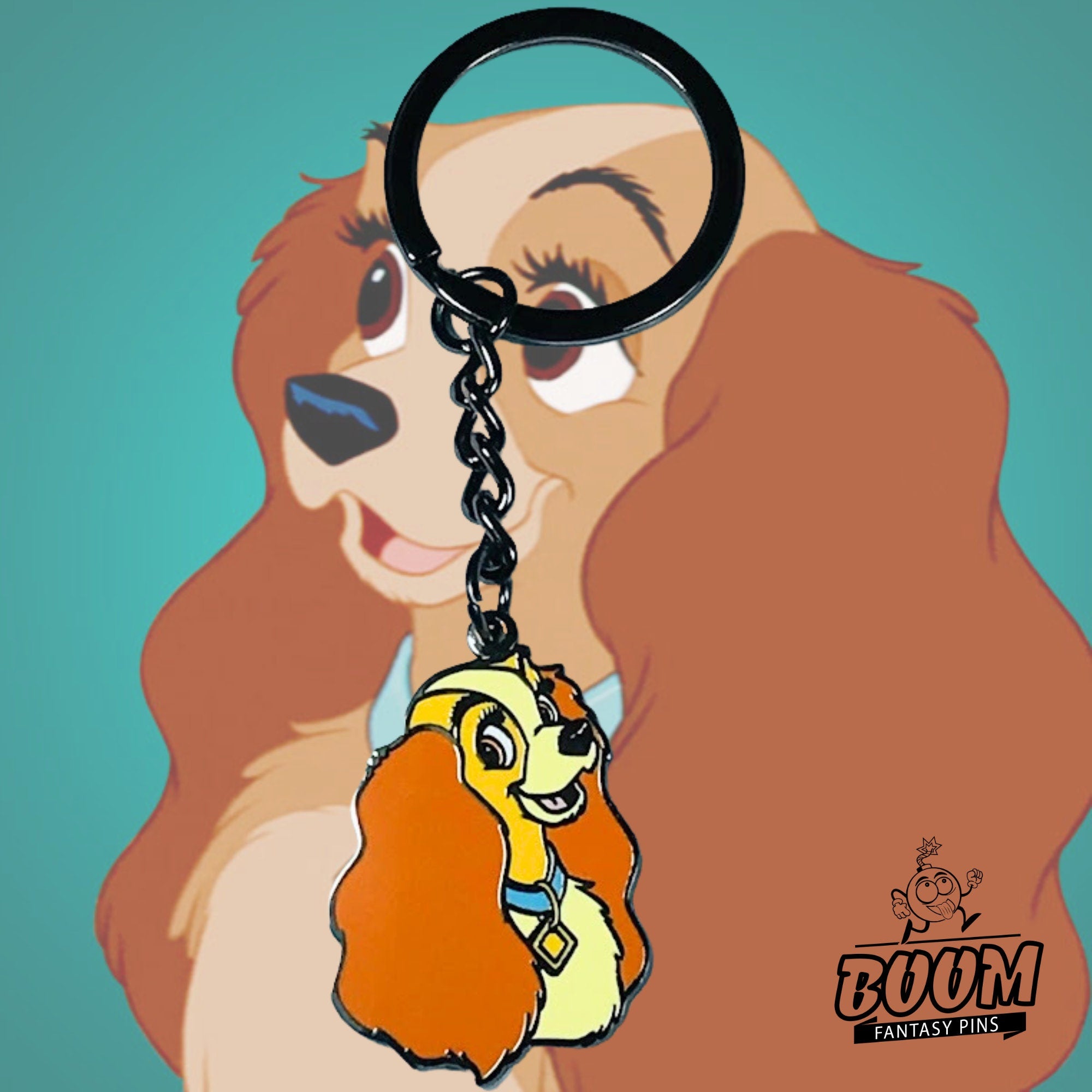 Llavero – Dama de La Dama y el Vagabundo – Disney Fantasy