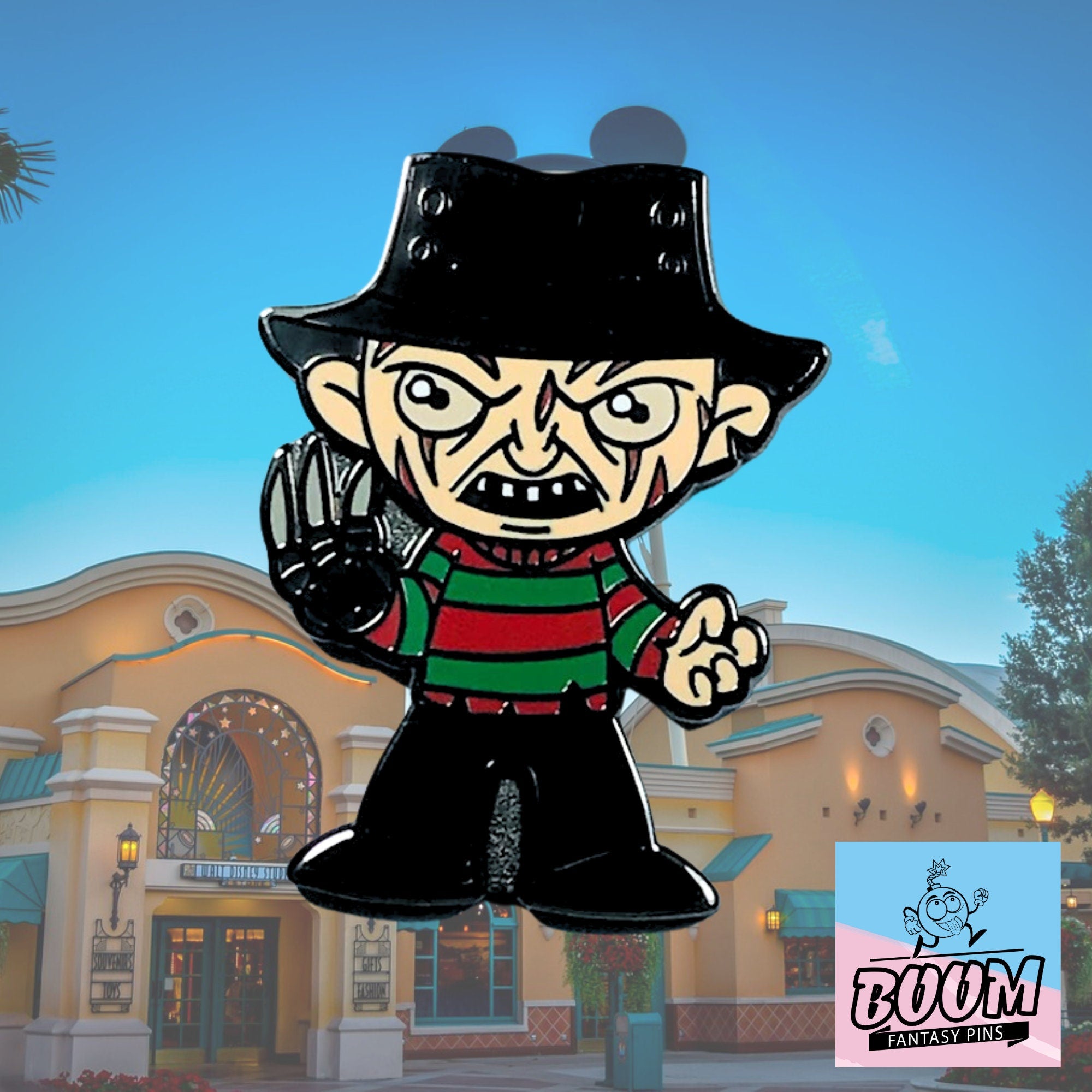 Épingle – Freddy Krueger du film d'horreur « Les Griffes de la nuit » de Wes Craven