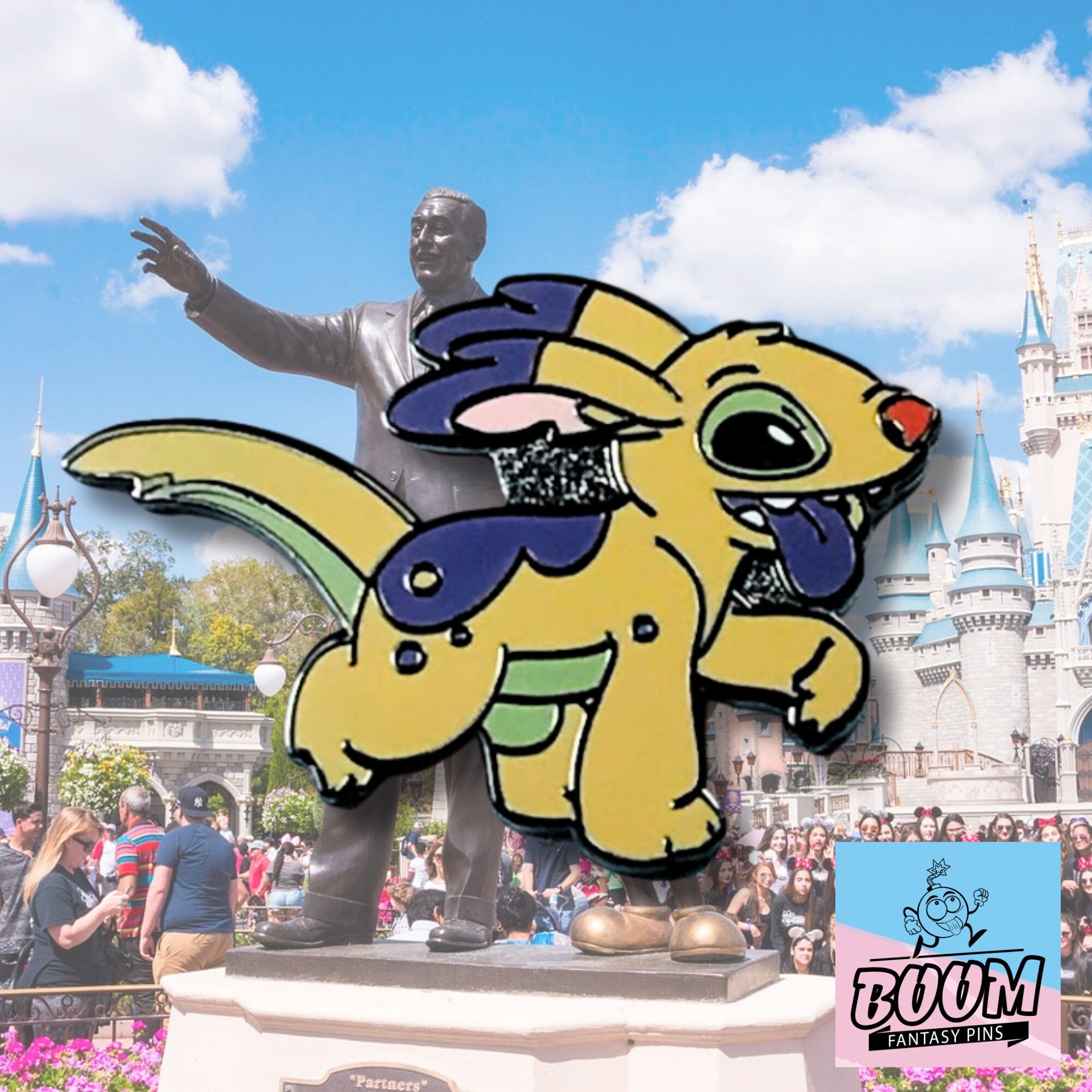 Pin – Experimento Fethchit 090 de Lilo y Stitch – Disney Fantasy