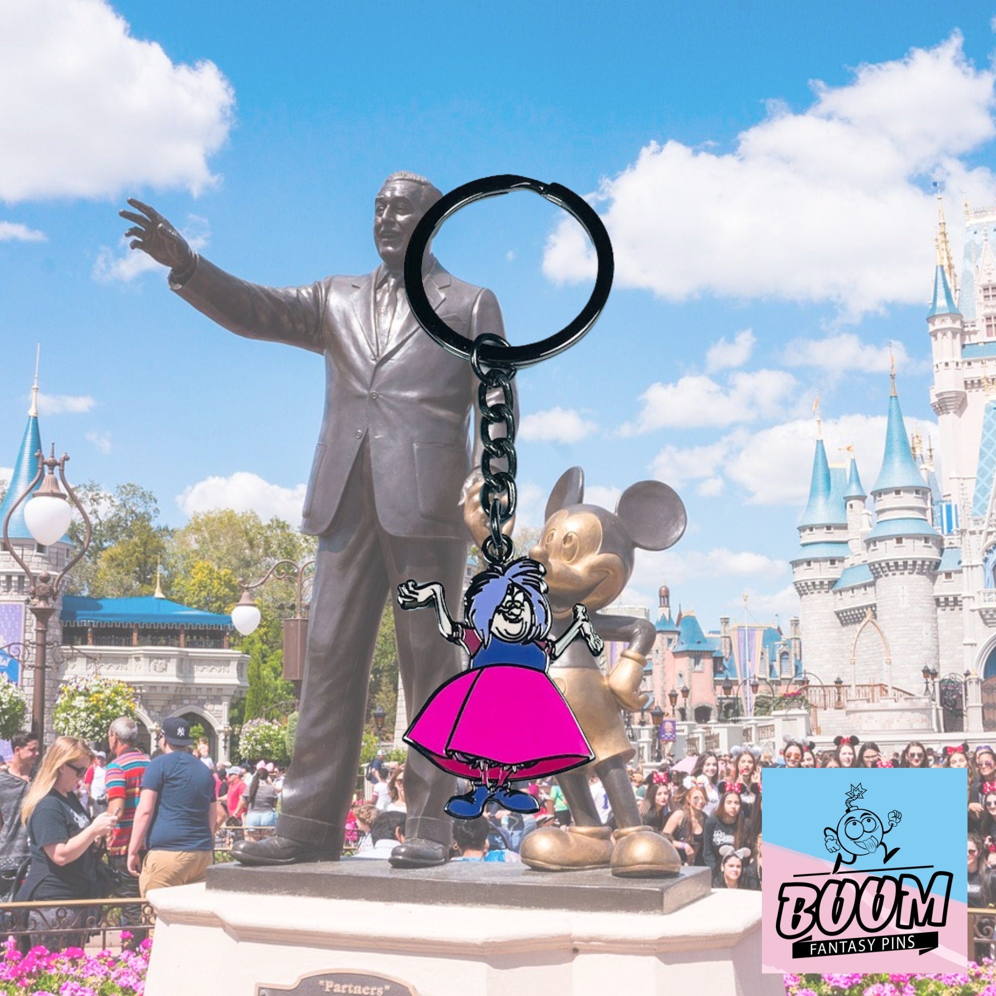 Porte-clés – Madame Mim du film Merlin l'Enchanteur – Disney Fantasy