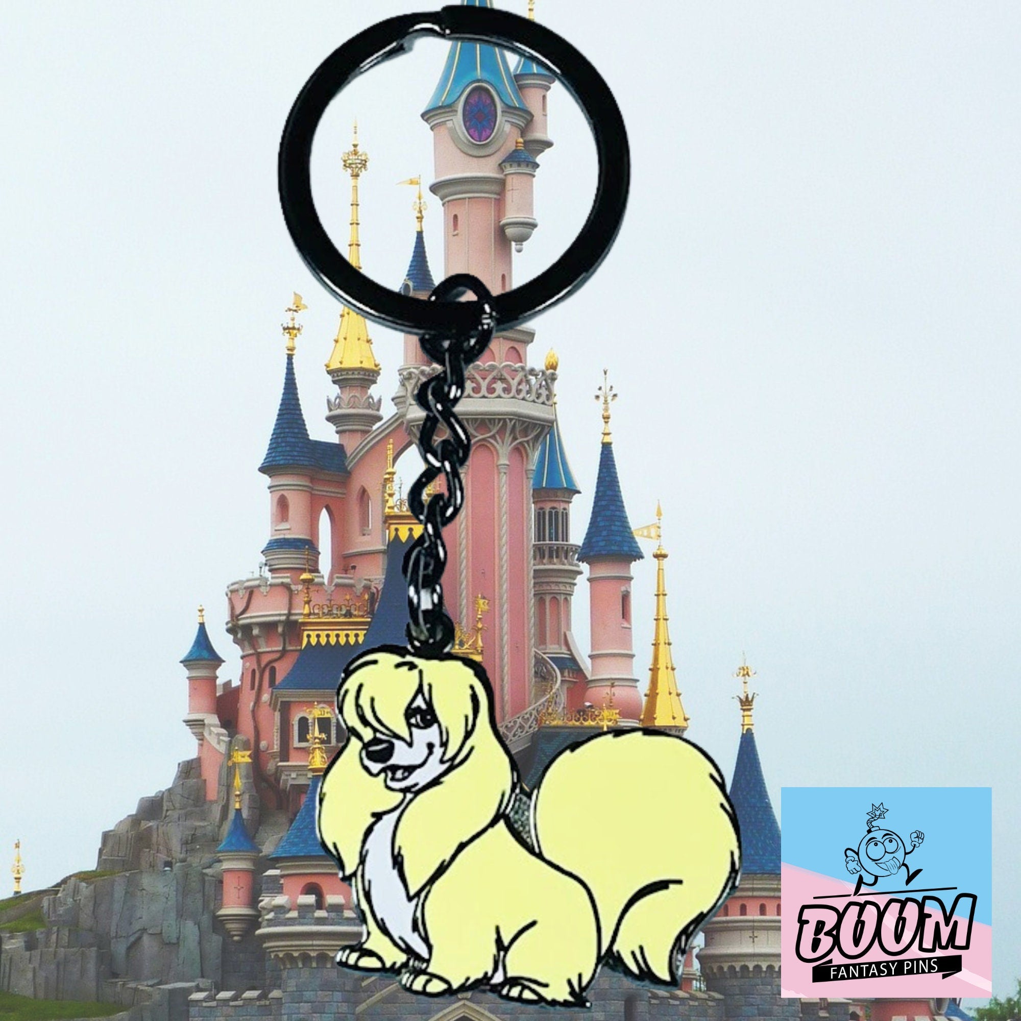 Llavero Peg de La Dama y el Vagabundo – Disney Fantasy