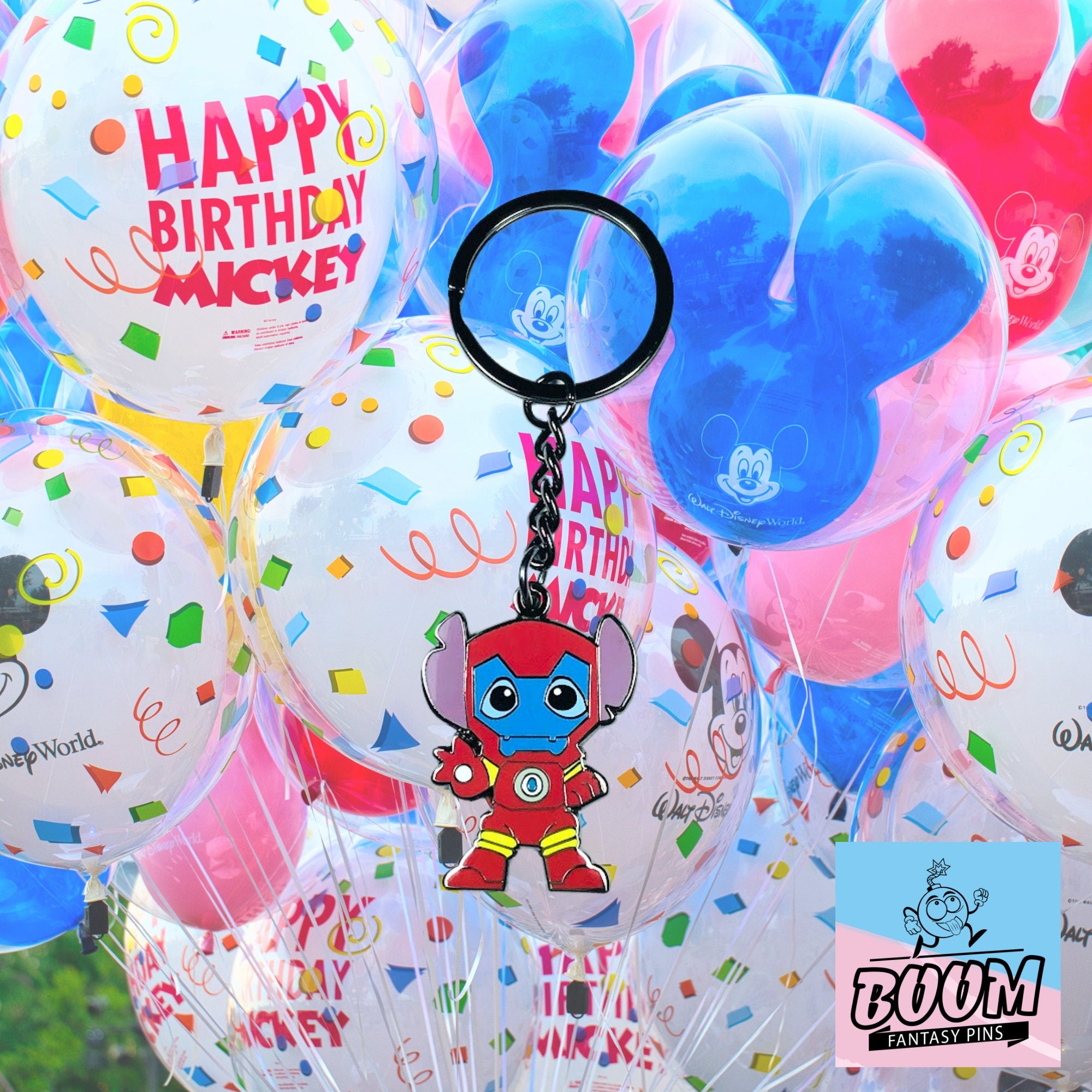 Llavero – Experimento 626 Stitch como Iron Man de Lilo &amp; Stitch – Disney Fantasy