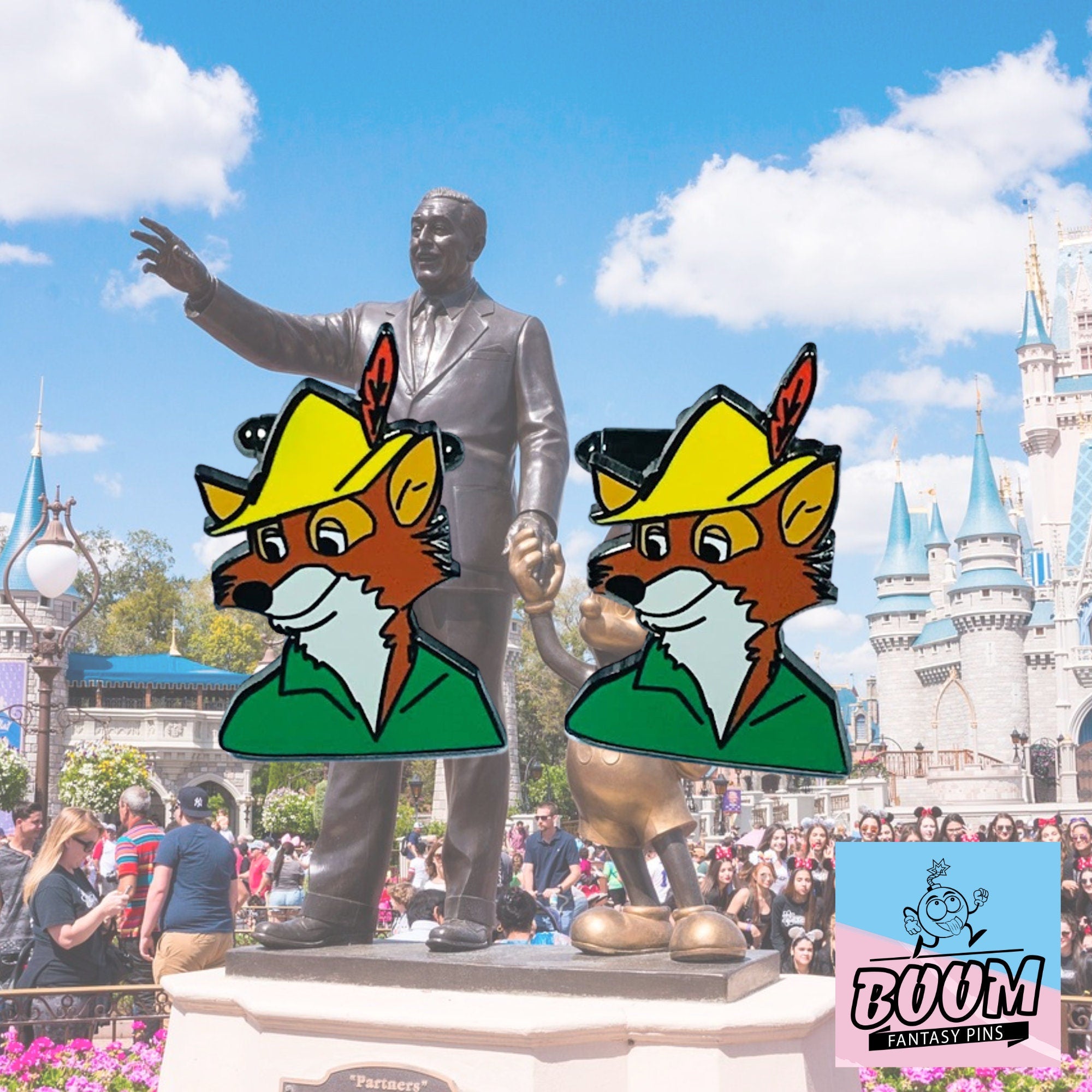 Cufflinks – Monsieur Hood from Robin Hood – Disney Fantasy