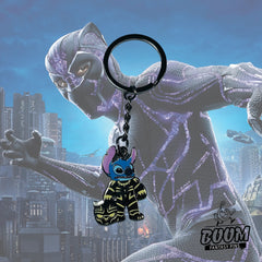 Llavero – Stitch como Pantera Negra de Lilo y Stitch – Disney Fantasy