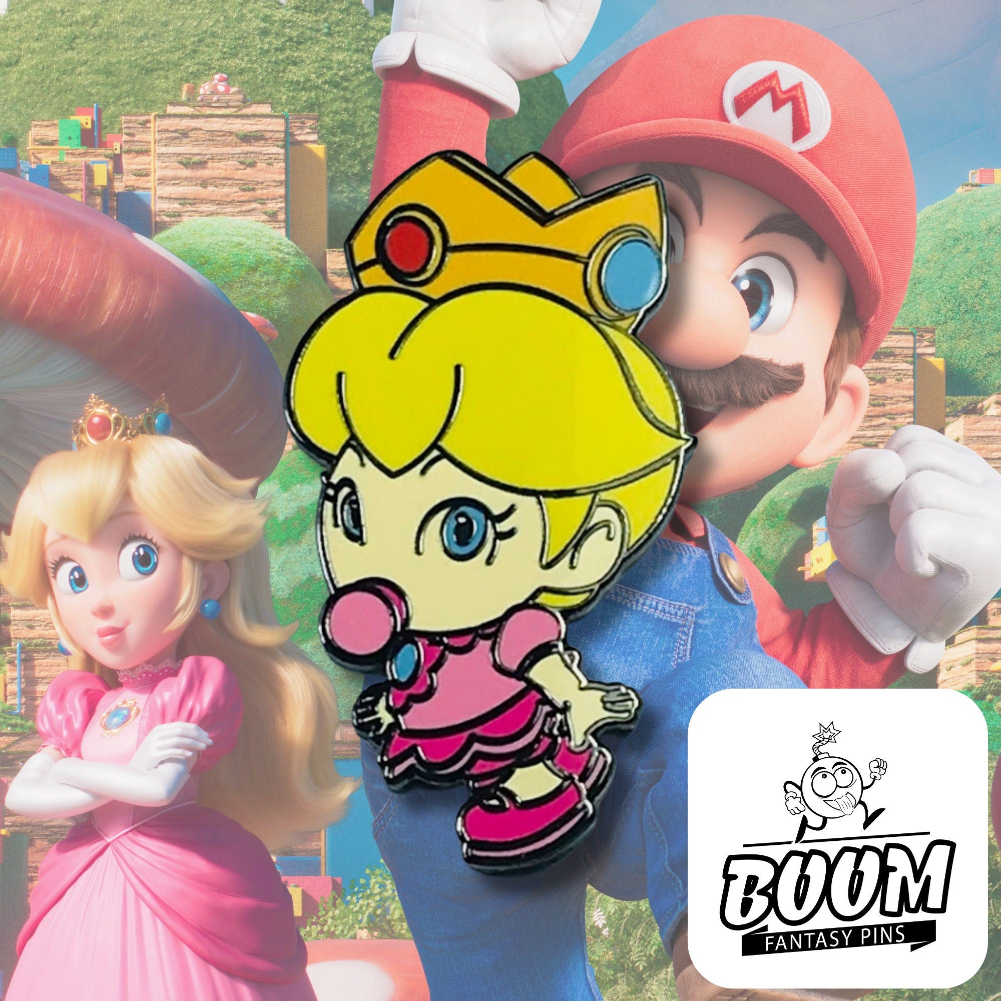 Pin's – Bébé Princesse Peach de Mario Bros – Disney Fantasy