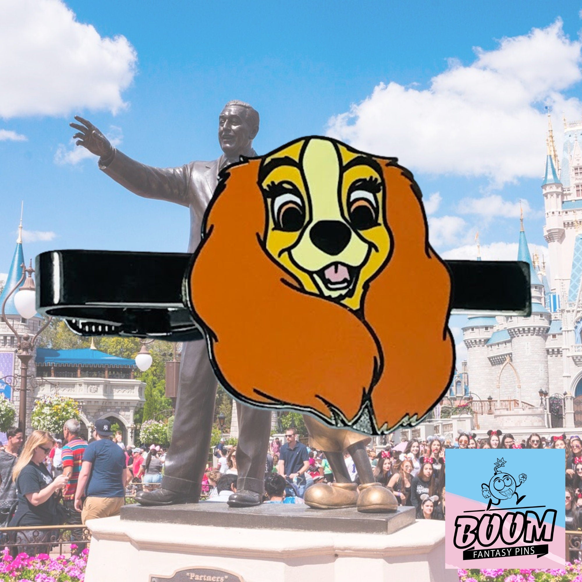 Tie Clip – Lady from Lady and the Tramp – Disney Fantasy