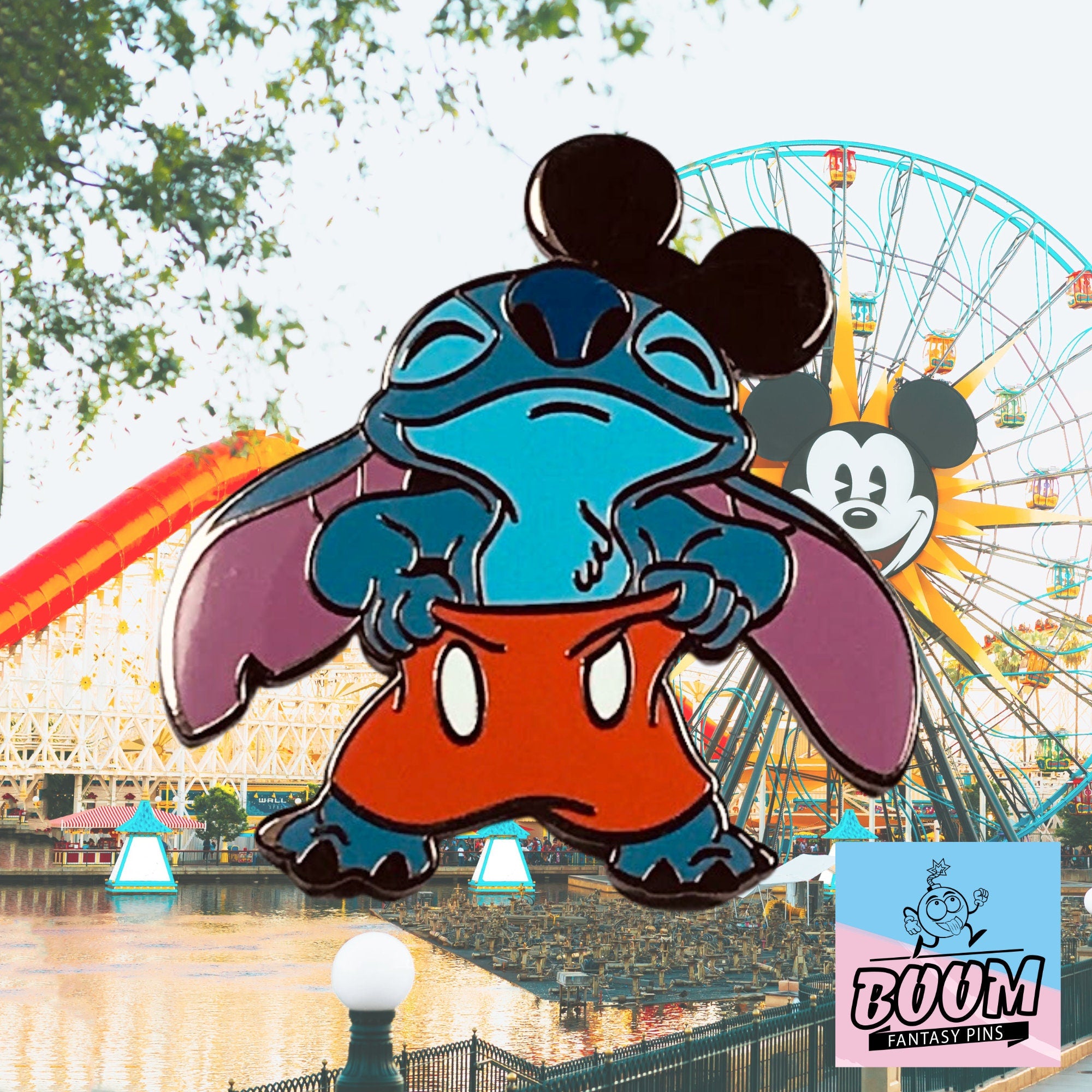 Épingle – Expérience 626 : Stitch en Mickey Mouse de Lilo &amp; Stitch – Disney Fantasy