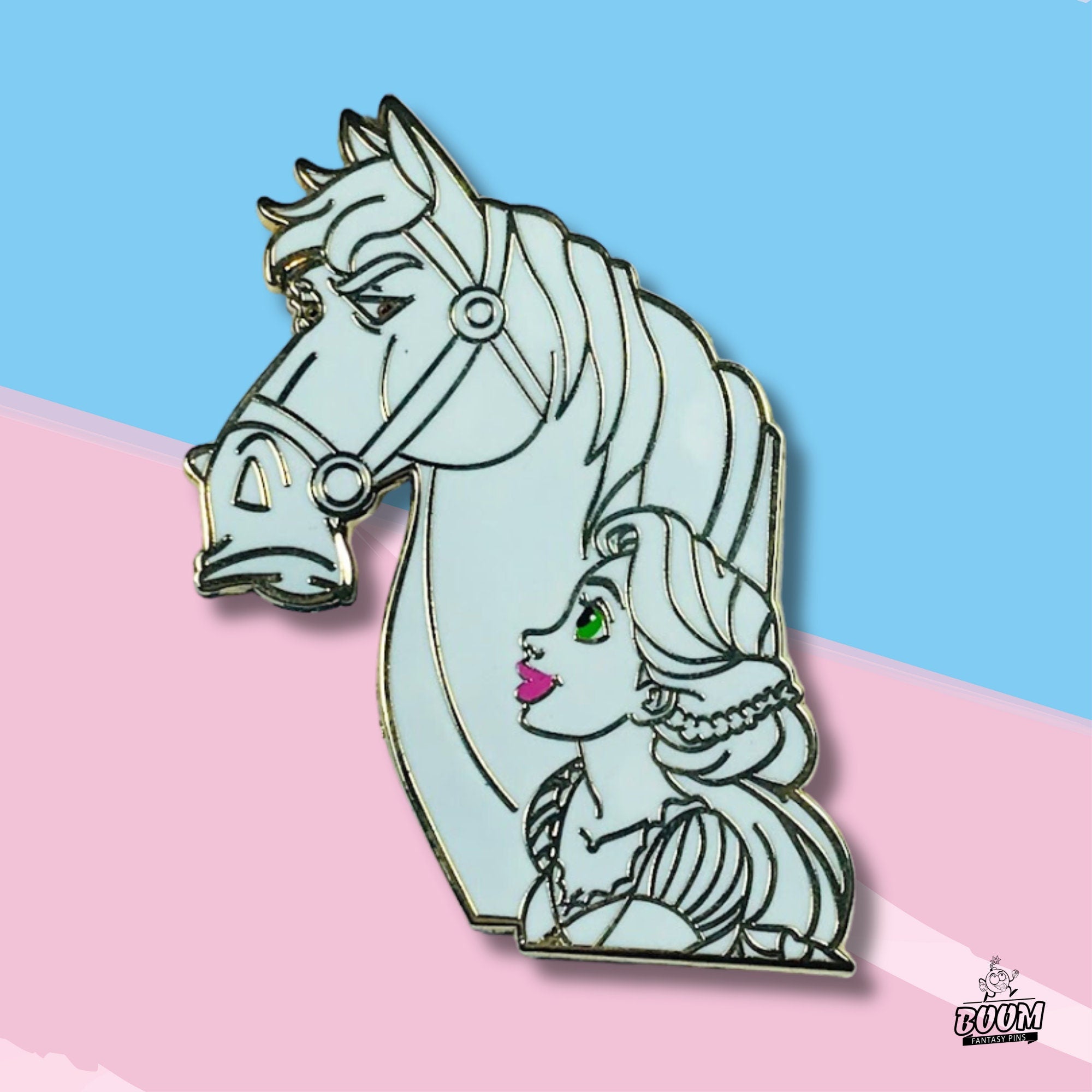 Pin's – Raiponce et Maximus du film Raiponce – Disney Fantasy
