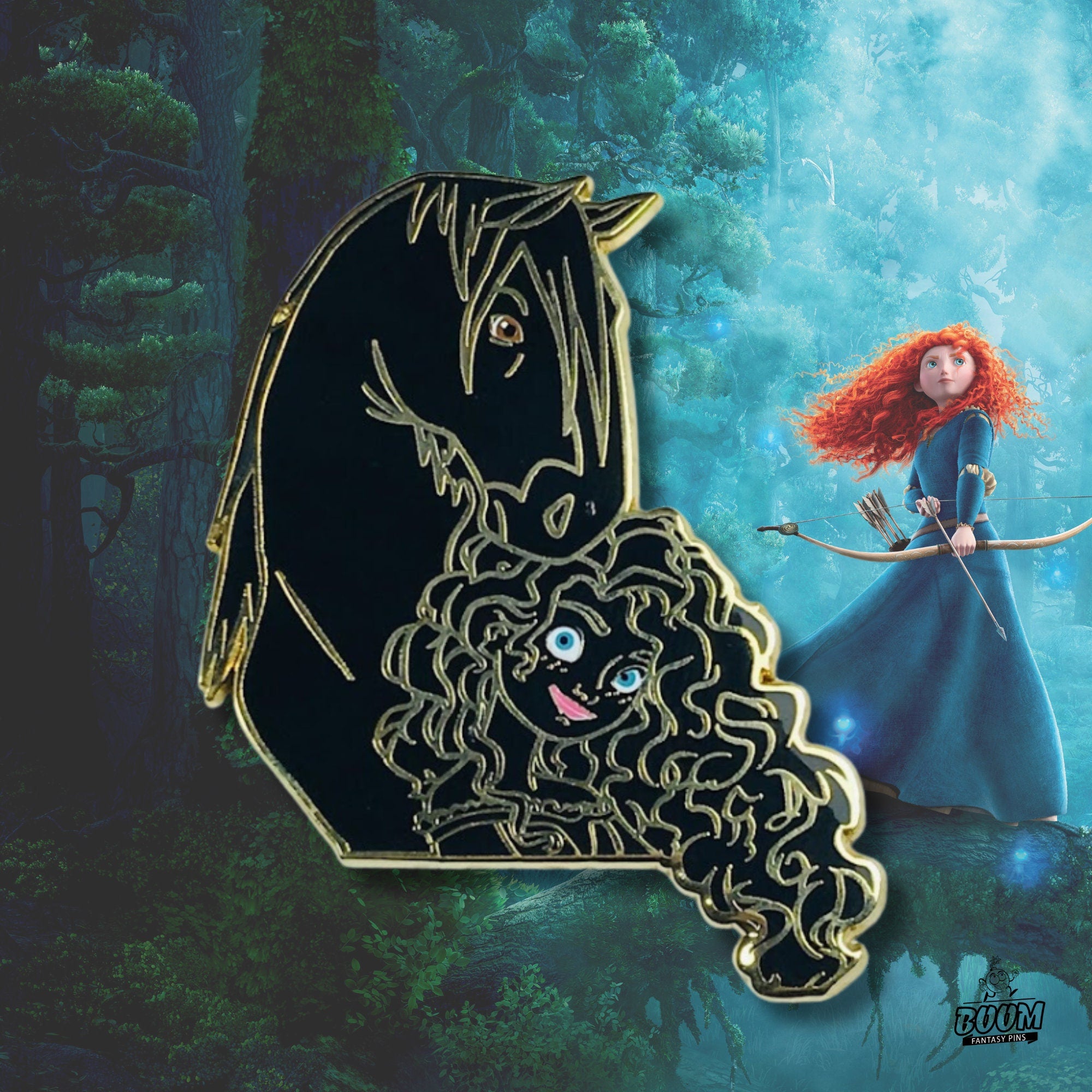 Pin – Princesa Mérida de Valiente – Disney Fantasy