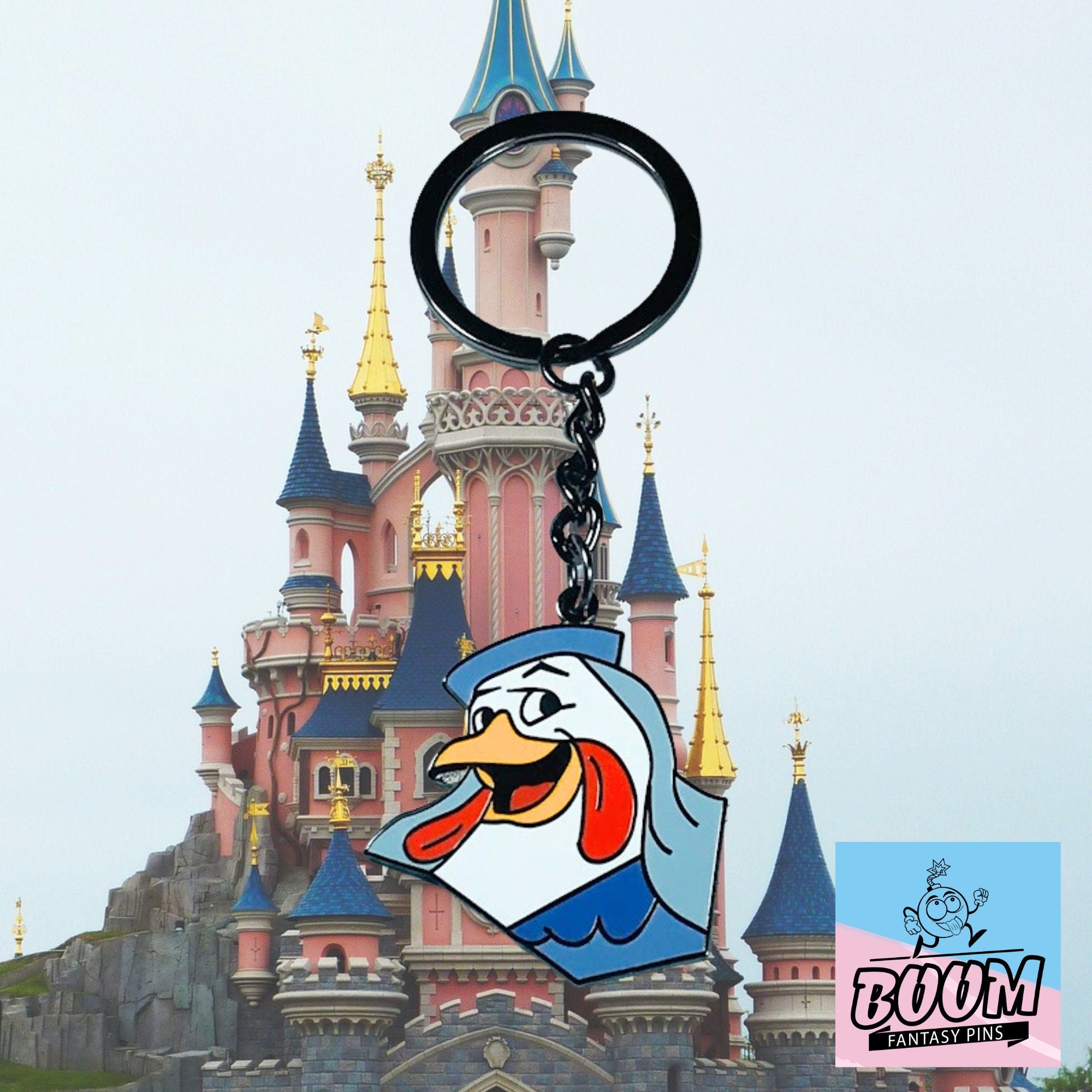 Llavero – Lady Kluck de Robin Hood – Disney Fantasy