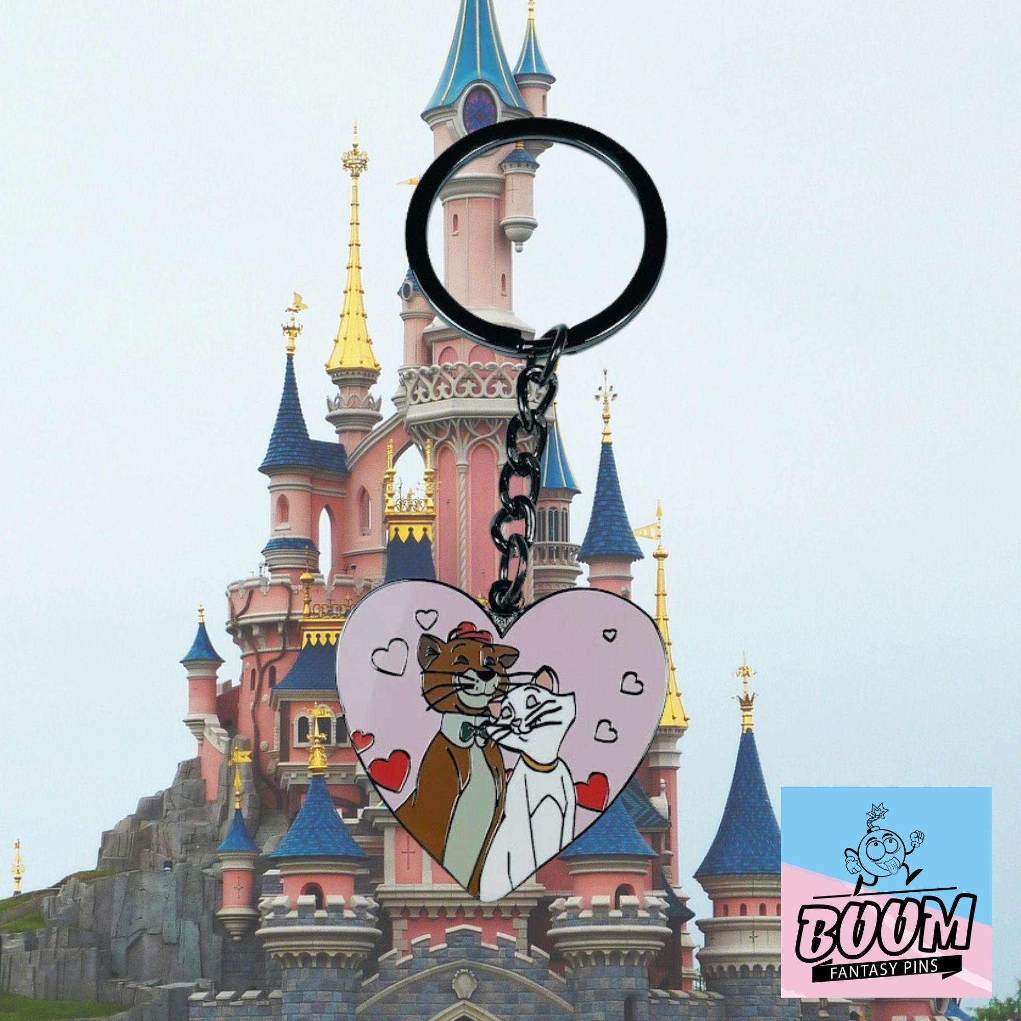 Llavero – Duquesa y Thomas O'Malley de Los Aristogatos – Disney Fantasy