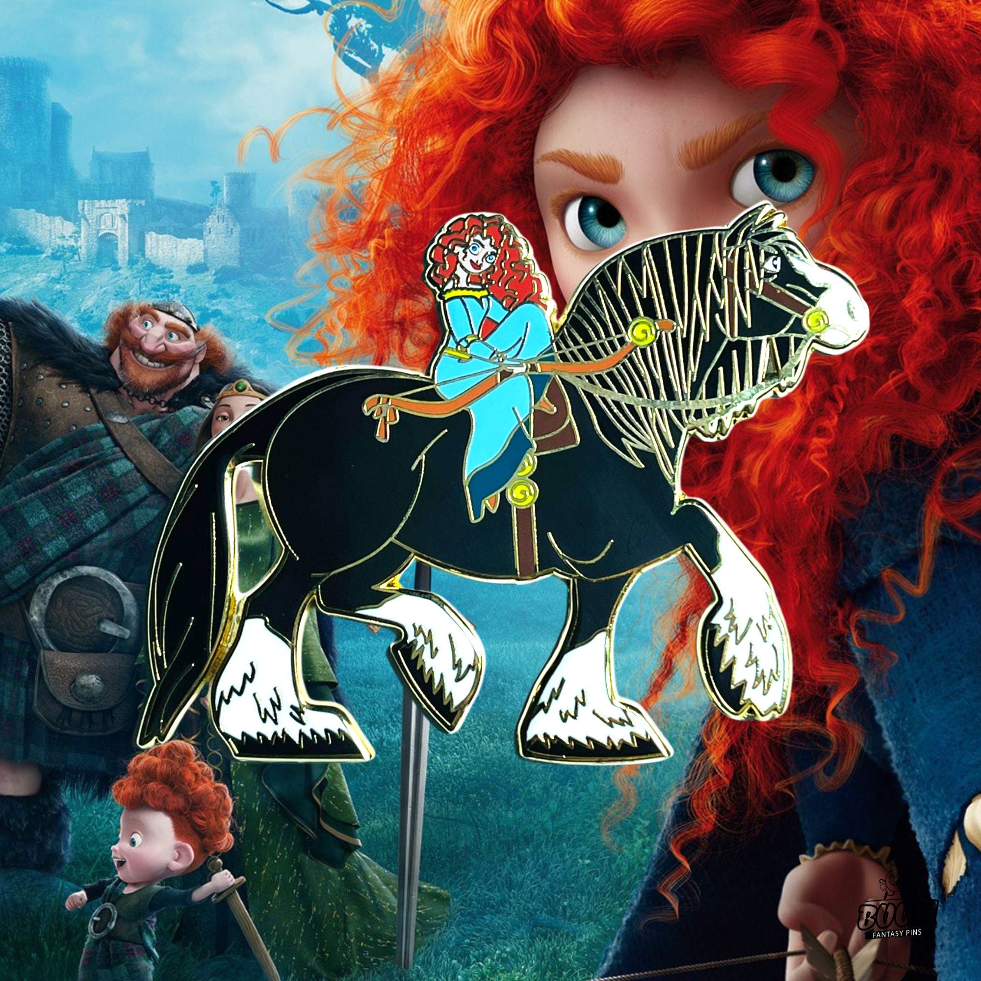 Pin's – Princesse Merida du film Rebelle – Disney Fantasy