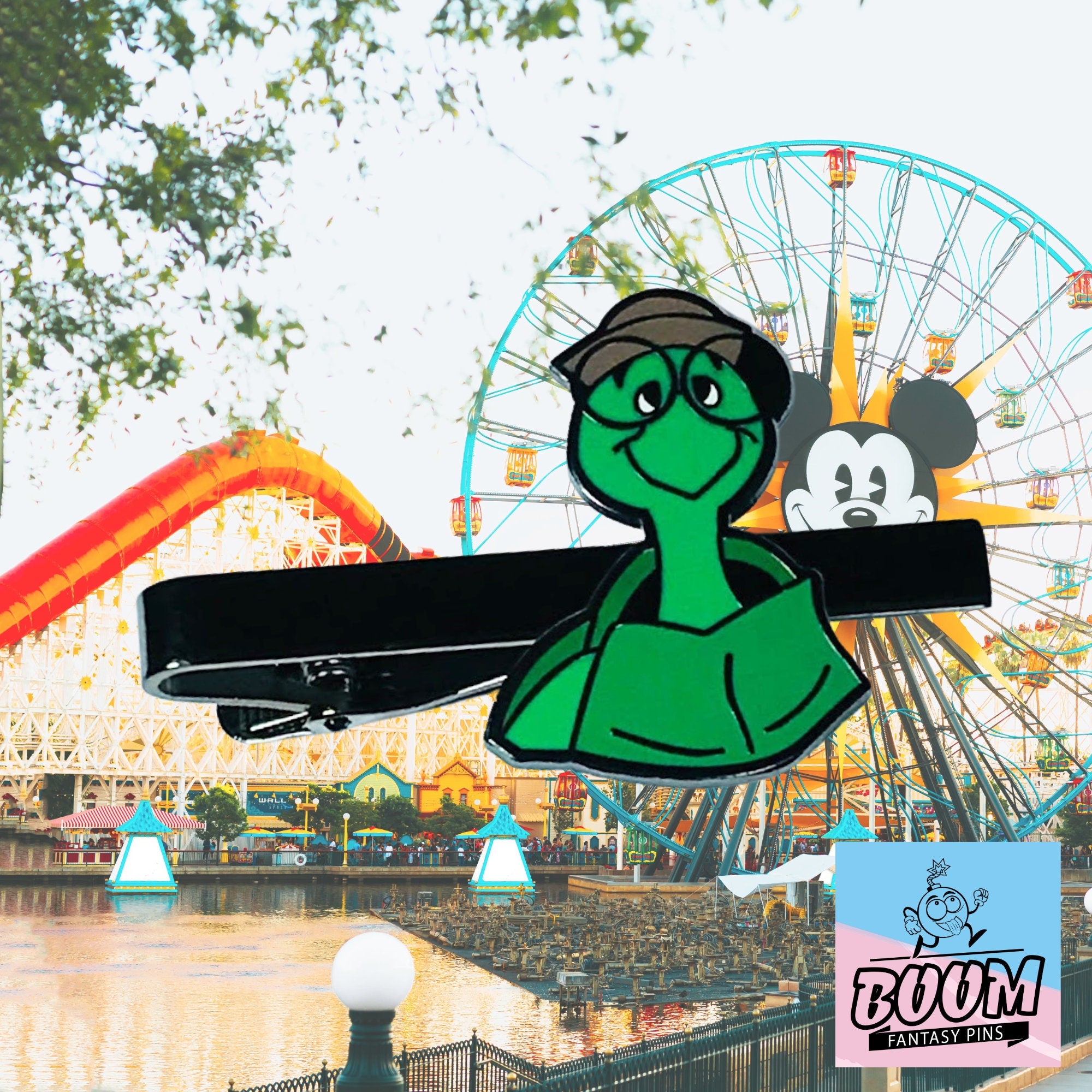 Pinza de corbata – Toby Turtle de Robin Hood – Disney Fantasy
