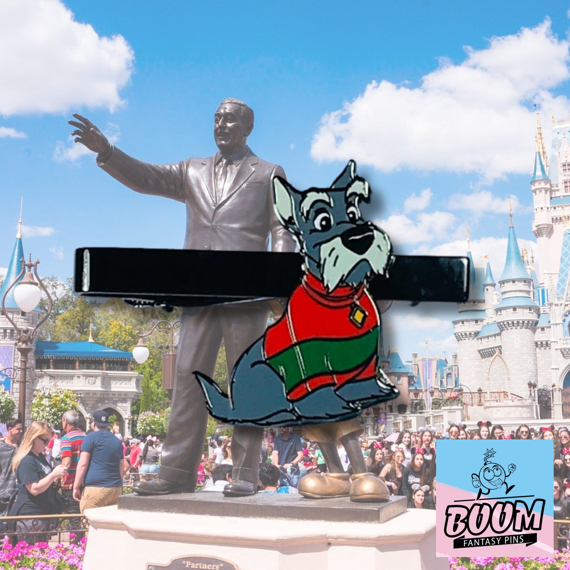 Pinza de corbata – Jock de La Dama y el Vagabundo – Disney Fantasy