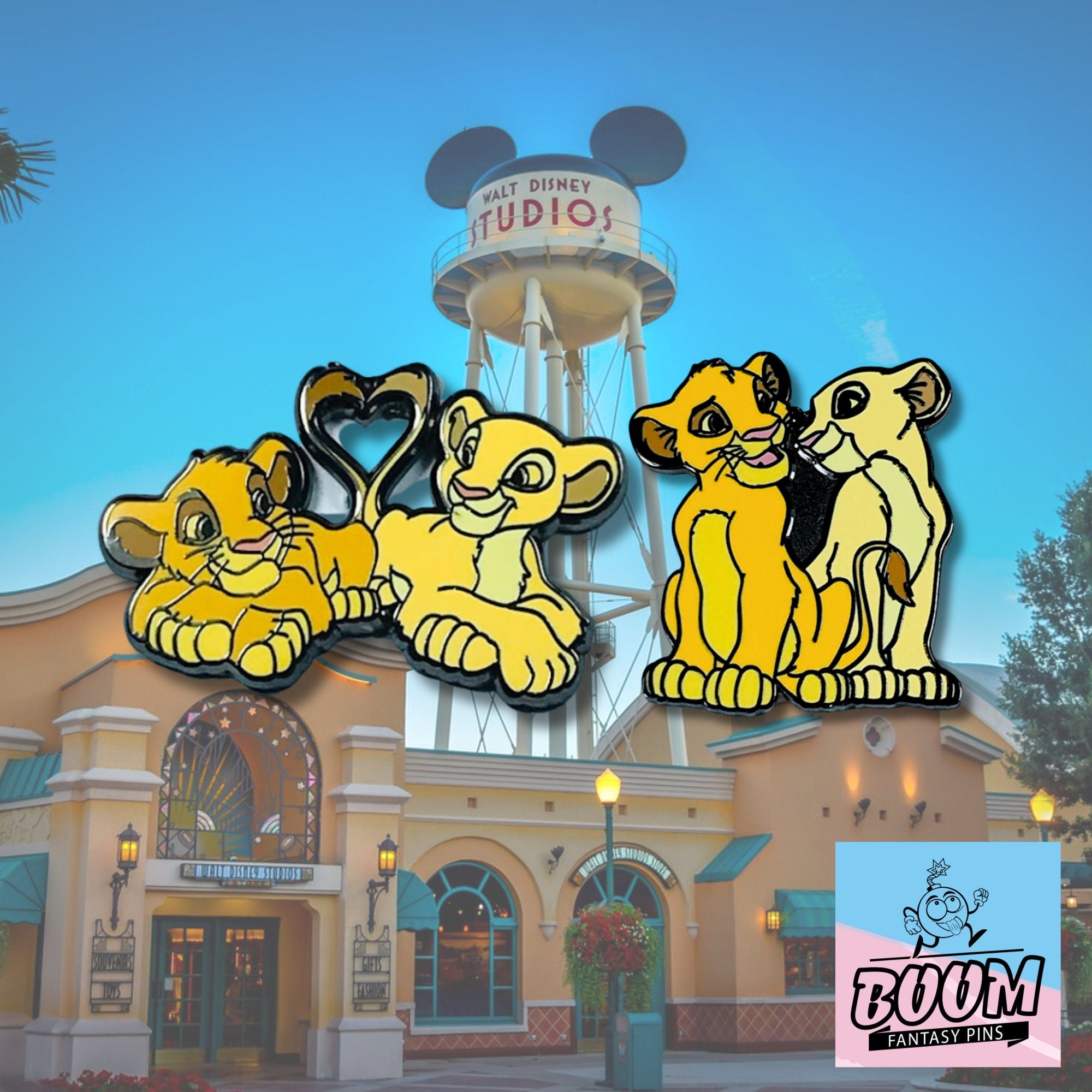 Pin – Simba y Nala de El Rey León – Disney Fantasy