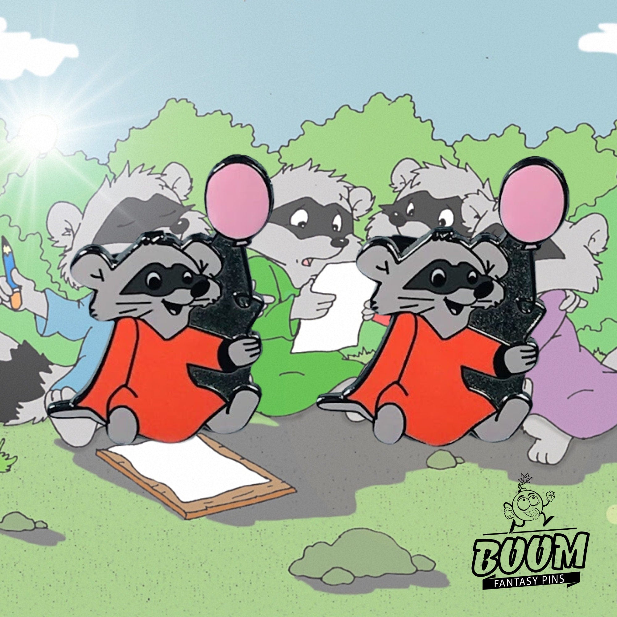 Cufflinks – Raccoon Robin Hood from Robin Hood – Disney Fantasy