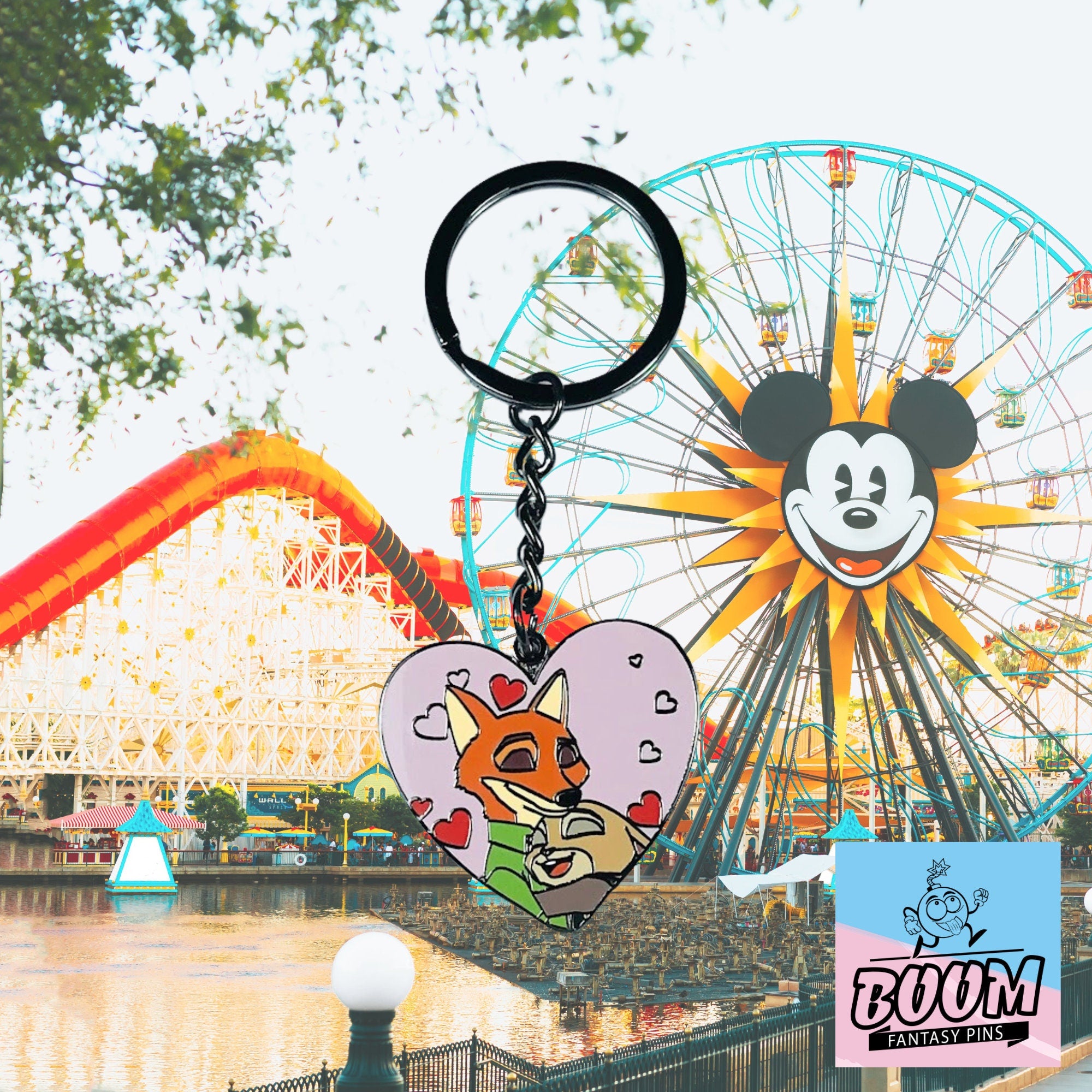 Llavero – Judy Hopps y Nick Wilde de Zootopia – Disney Fantasy