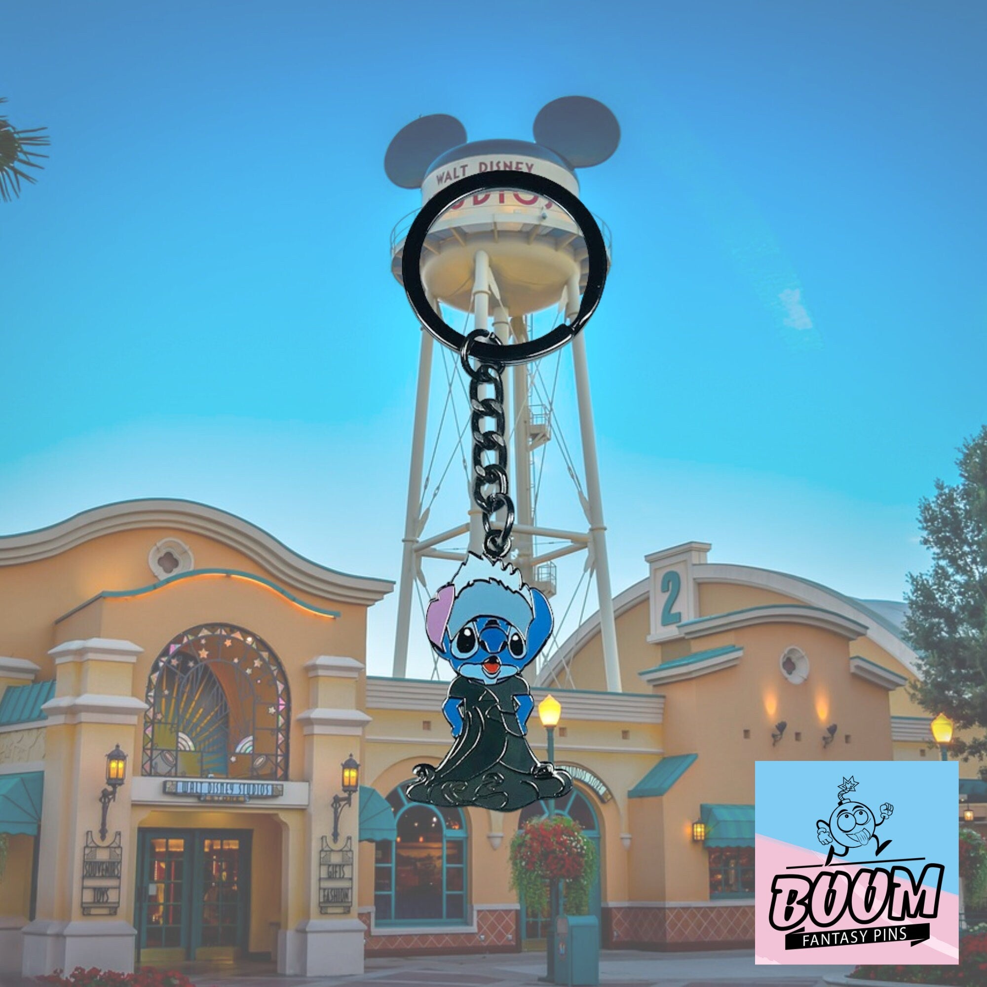 Llavero – Stitch como Hades de Lilo &amp; Stitch – Disney Fantasy