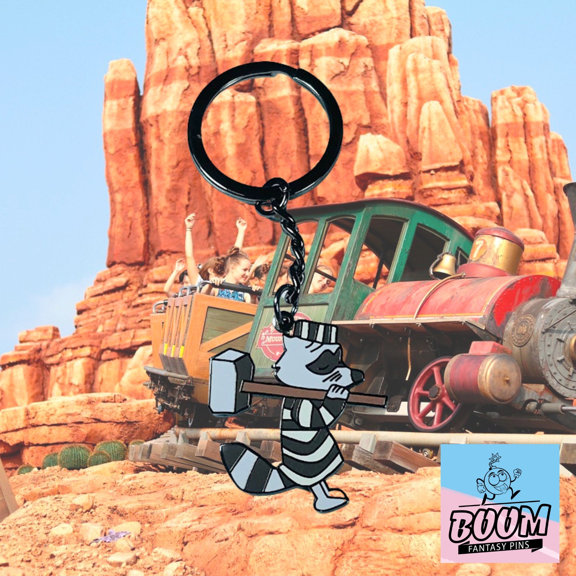 Porte-clés – Raton laveur récurrent de Robin des Bois – Disney Fantasy