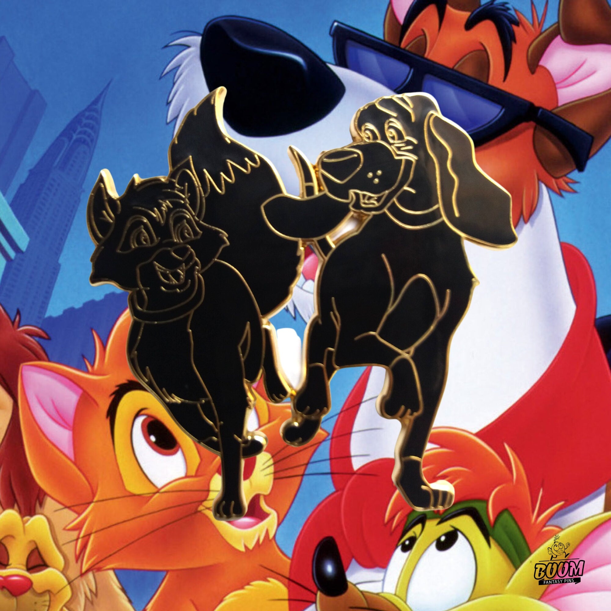 Pin's – Todd et Cooper d'Oliver et Compagnie – Disney Fantasy