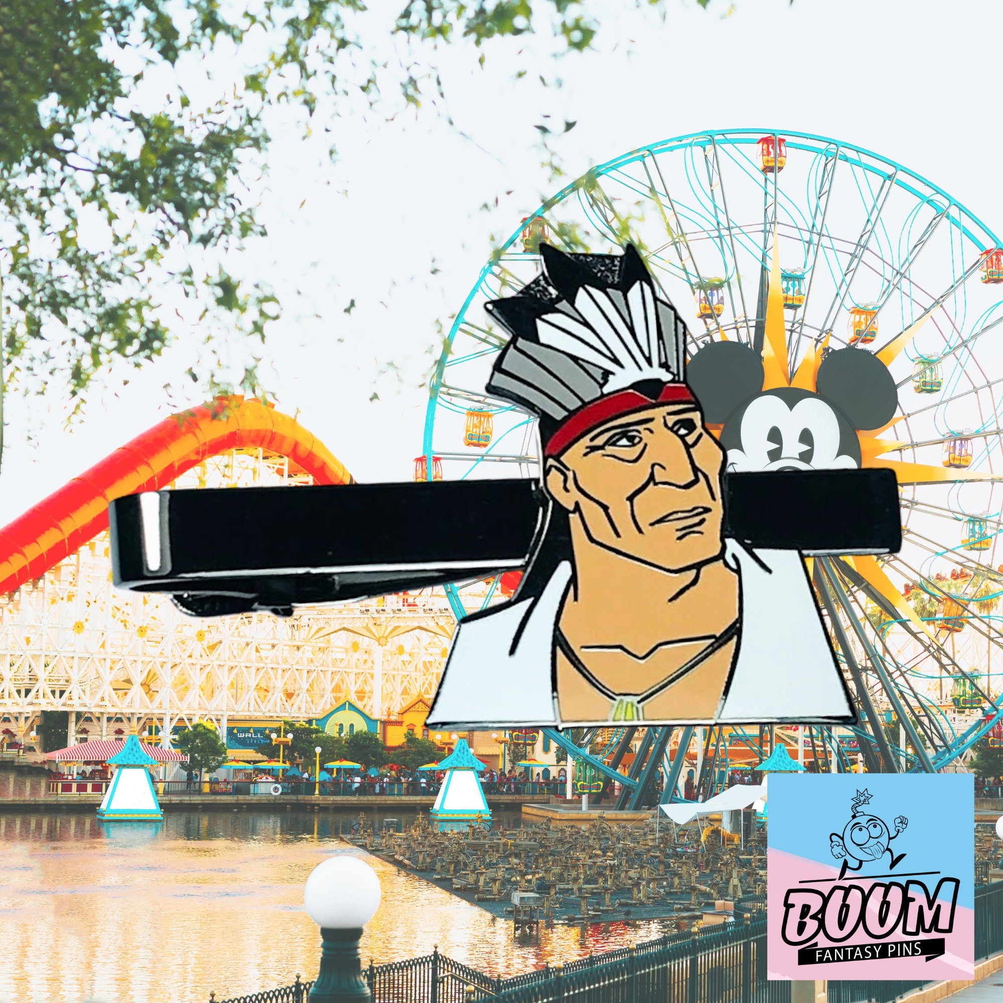 Pince à cravate – Chef Powhatan de Pocahontas – Disney Fantasy