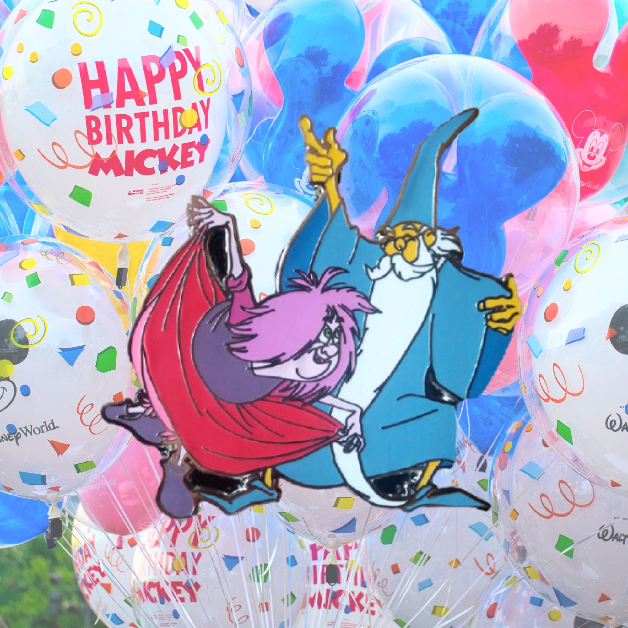 Pin's – Madame Mim et Merlin du film Merlin l'Enchanteur – Disney Fantasy