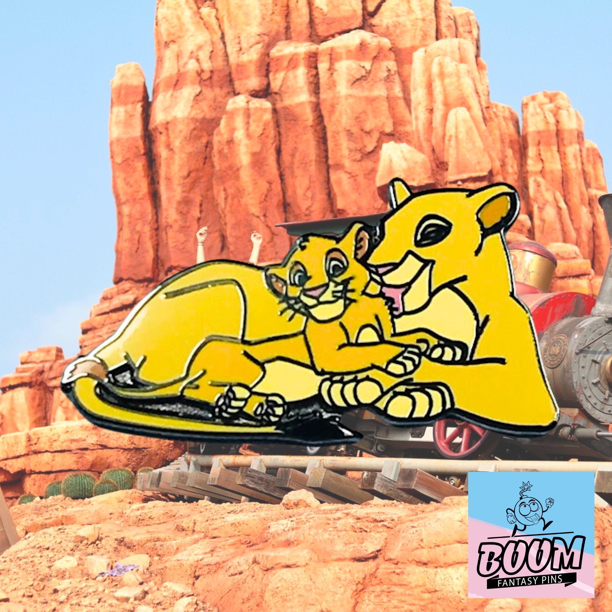 Pin's – Simba et Nala du Roi Lion – Disney Fantasy