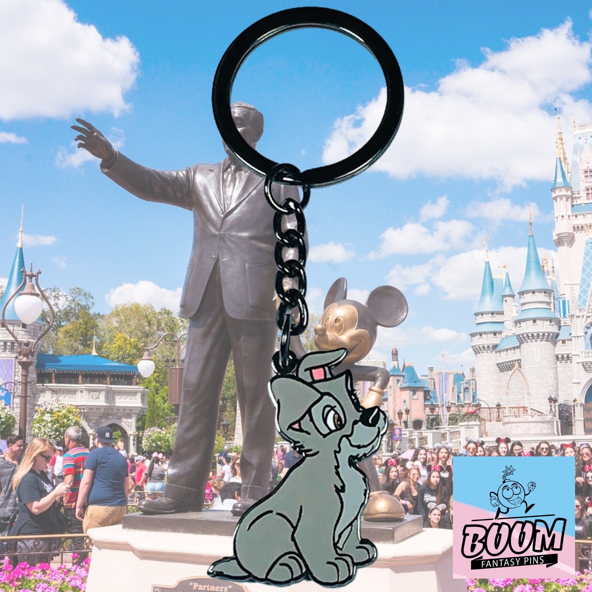 Llavero – Scamp de La Dama y el Vagabundo – Disney Fantasy