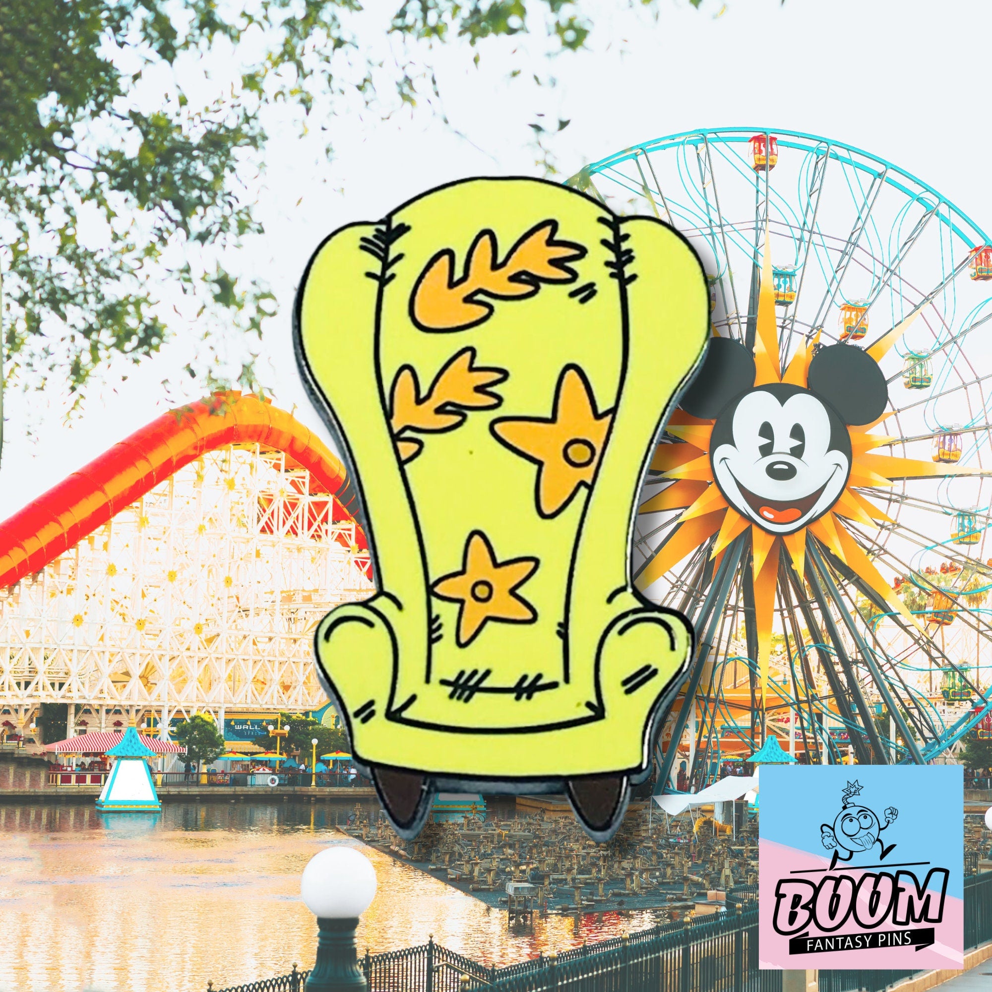 Pin – Sillón amarillo de Disney Fantasy – Disney Fantasy