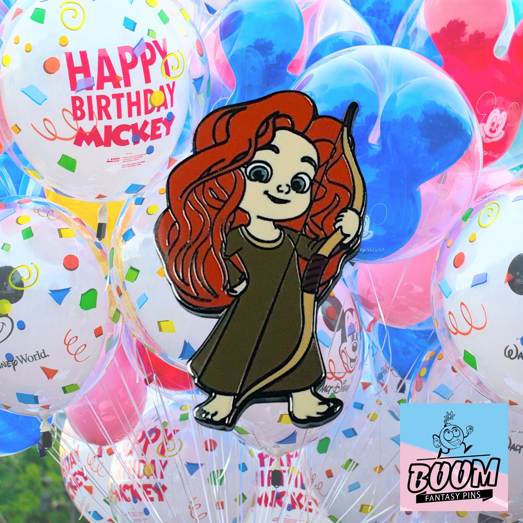 Pin's – Princesse Merida du film Rebelle – Disney Fantasy