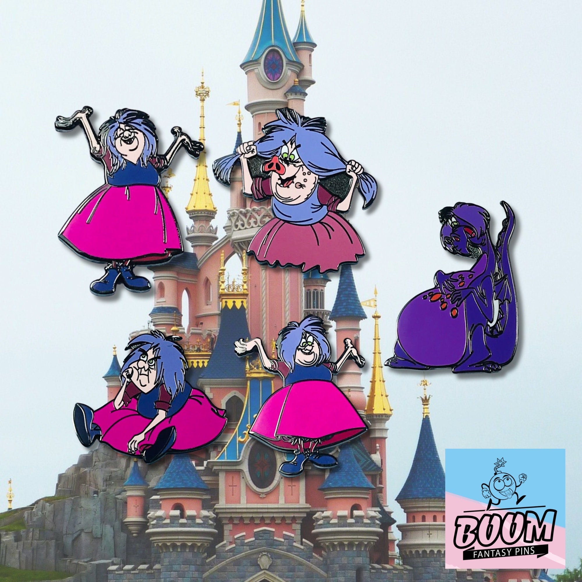 Pin's – Madame Mim du film Merlin l'Enchanteur – Disney Fantasy