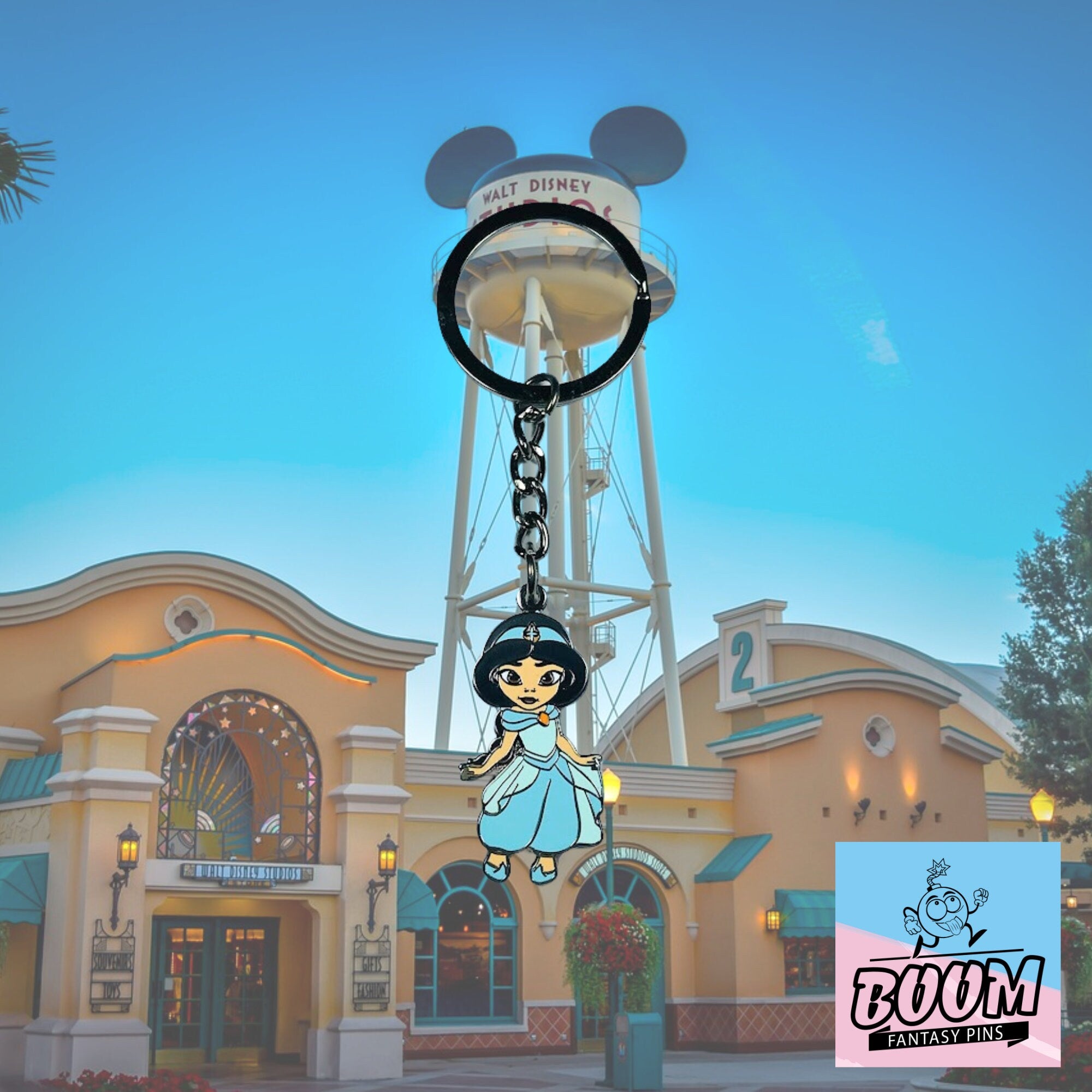 Llavero – Princesa Jazmín de Aladdin – Disney Fantasy