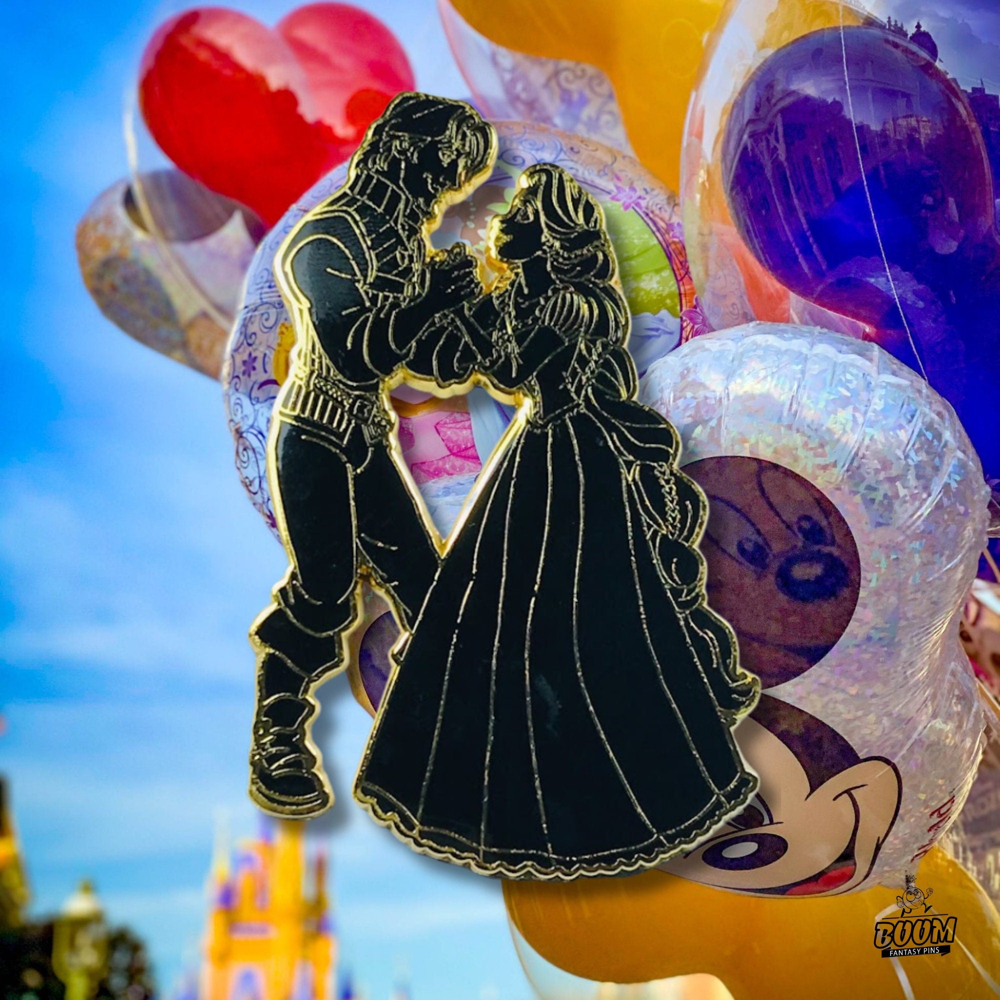 Pin's – Raiponce et Flynn Rider du film Raiponce – Disney Fantasy