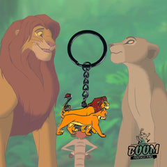 Porte-clés – Simba et Nala du Roi Lion – Disney Fantasy