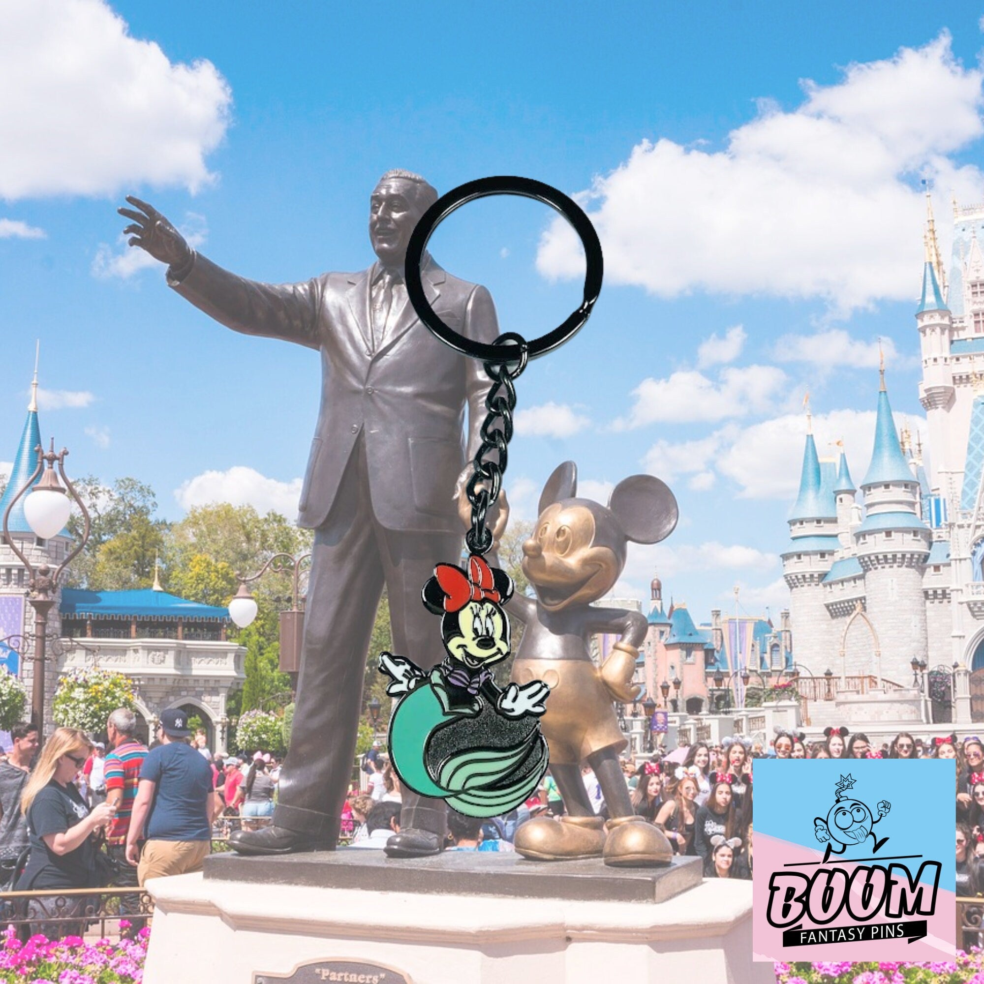 Llavero – Minnie Mouse como Ariel de La Sirenita – Disney Fantasy