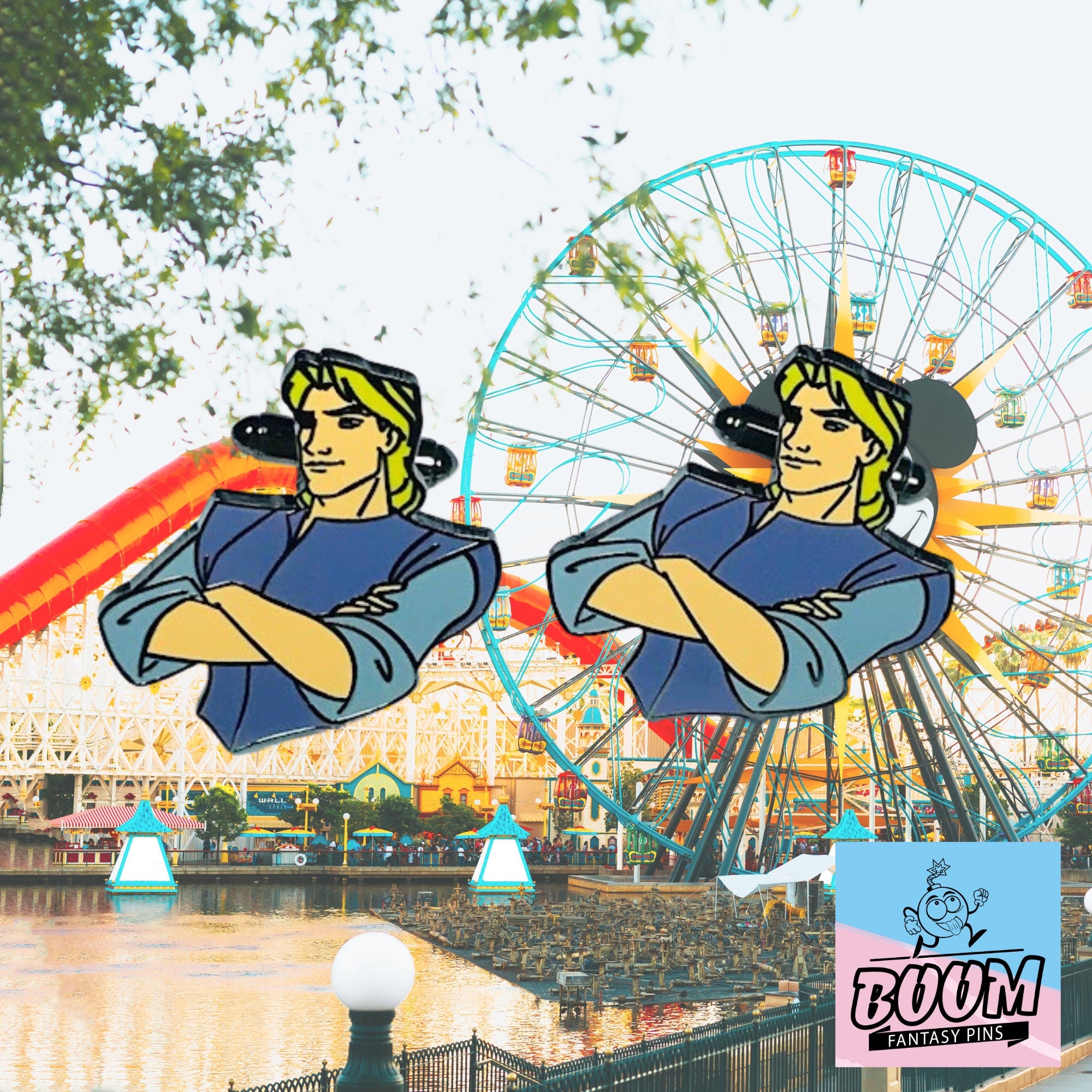 Boutons de manchette – Capitaine John Smith de Pocahontas – Disney Fantasy