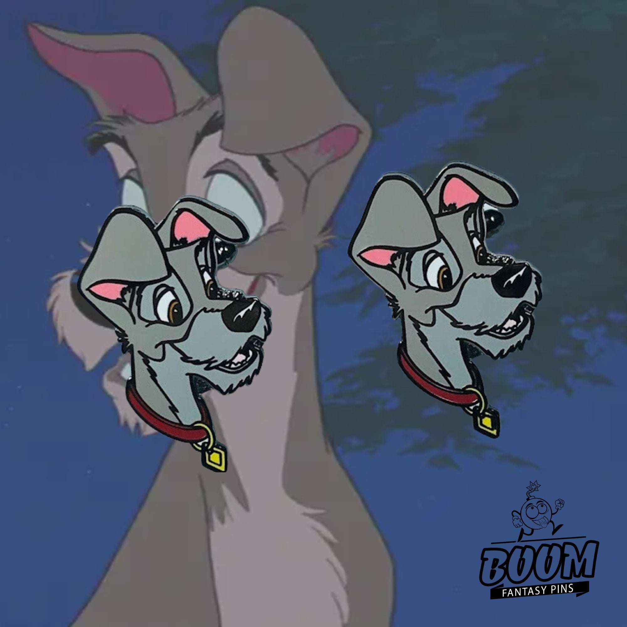 Boutons de manchette – Clochard de La Belle et le Clochard – Disney Fantasy