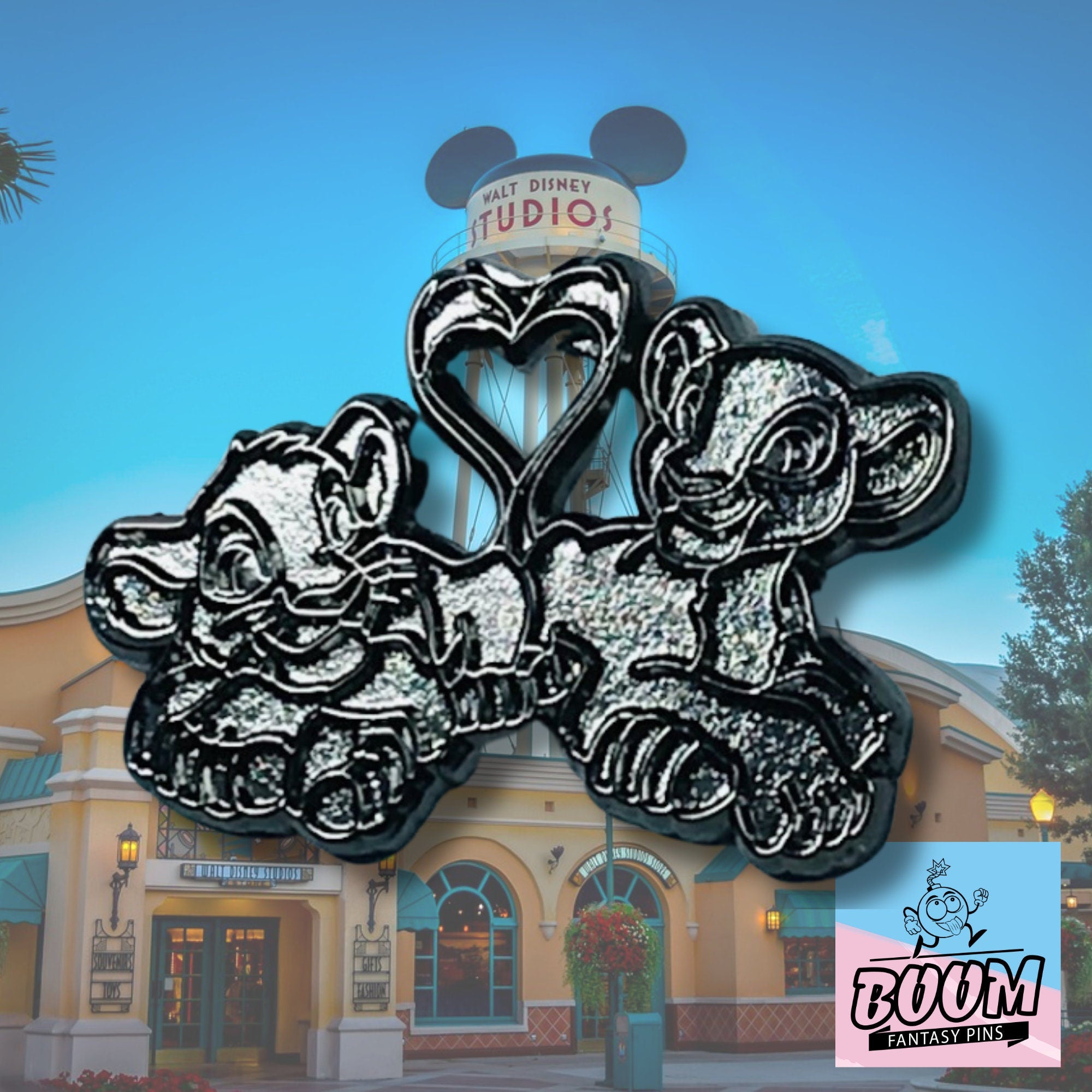 Pin's – Simba et Nala du Roi Lion – Disney Fantasy