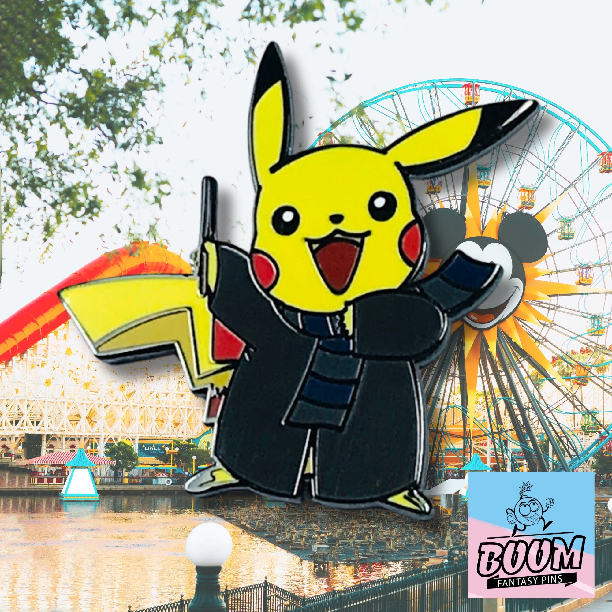 Pin – Pikachu del crossover de Pokémon y Harry Potter – Disney Fantasy
